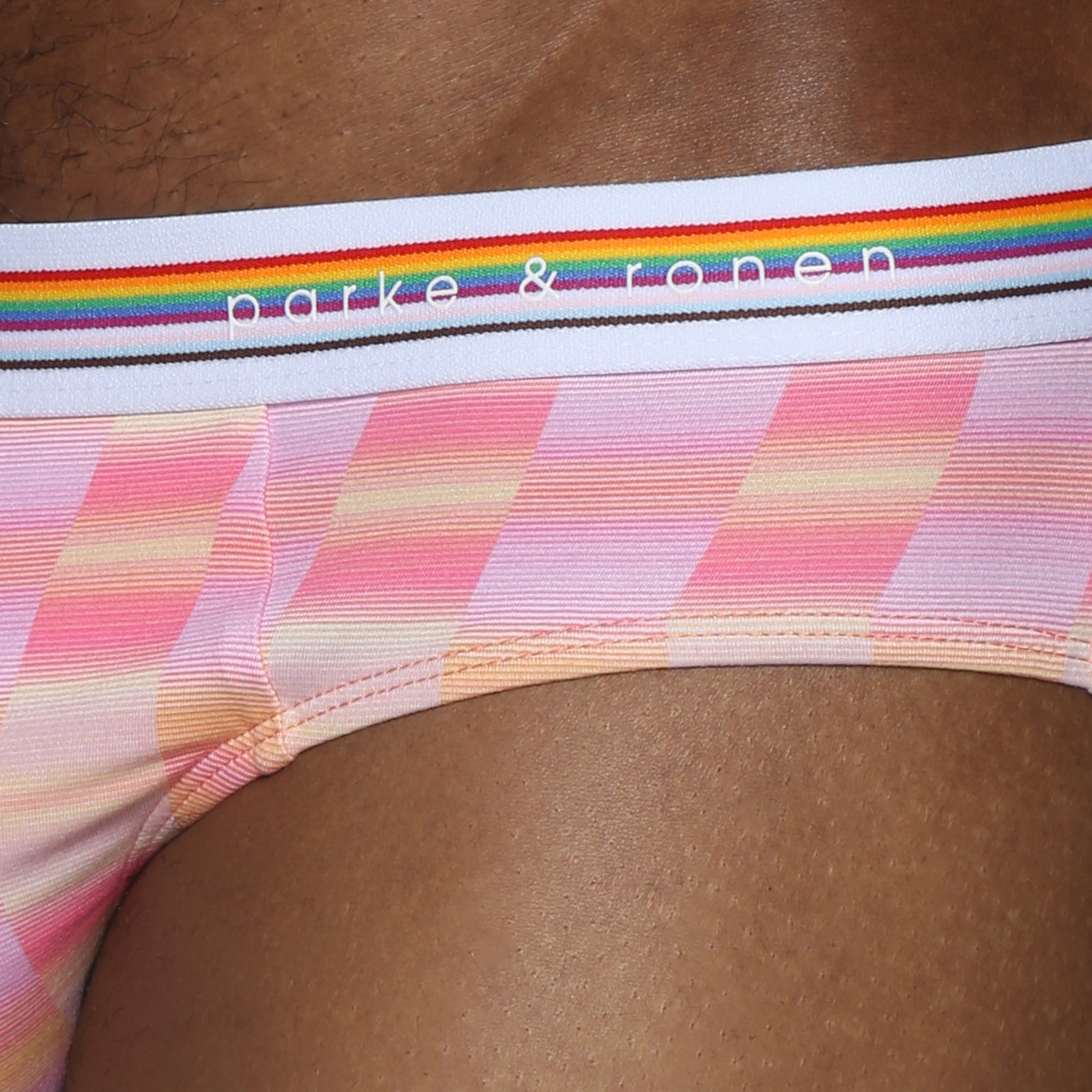 Sunset Pride Printed Low Rise Brief - Parke & Ronen