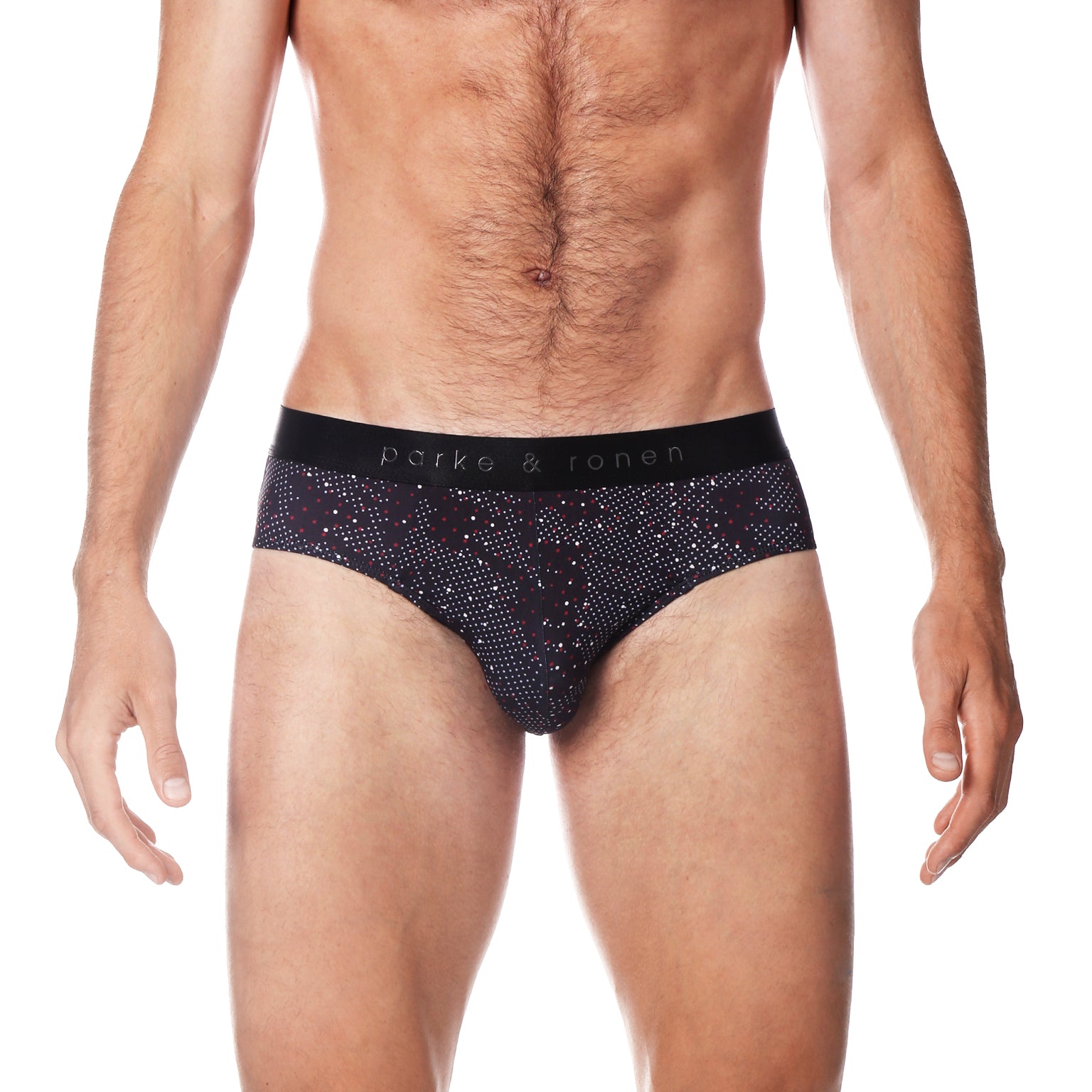 Black Andromeda Print Low Rise Brief