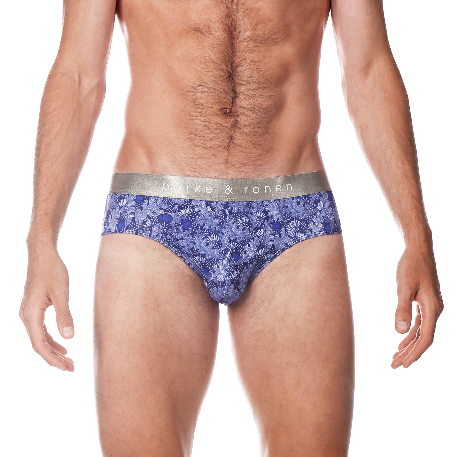 Cobalt Cassini Print Low Rise Brief