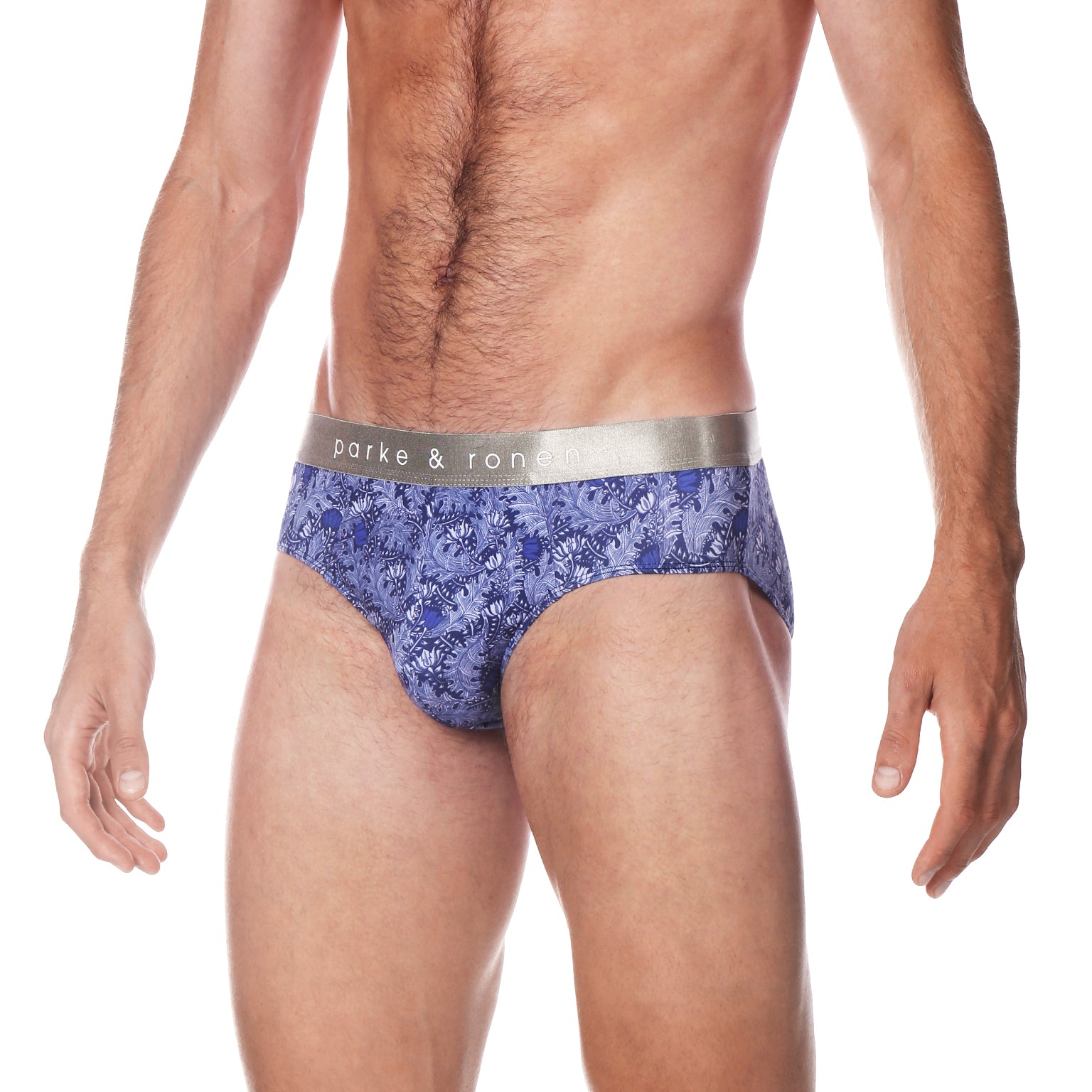 Cobalt Cassini Print Low Rise Brief