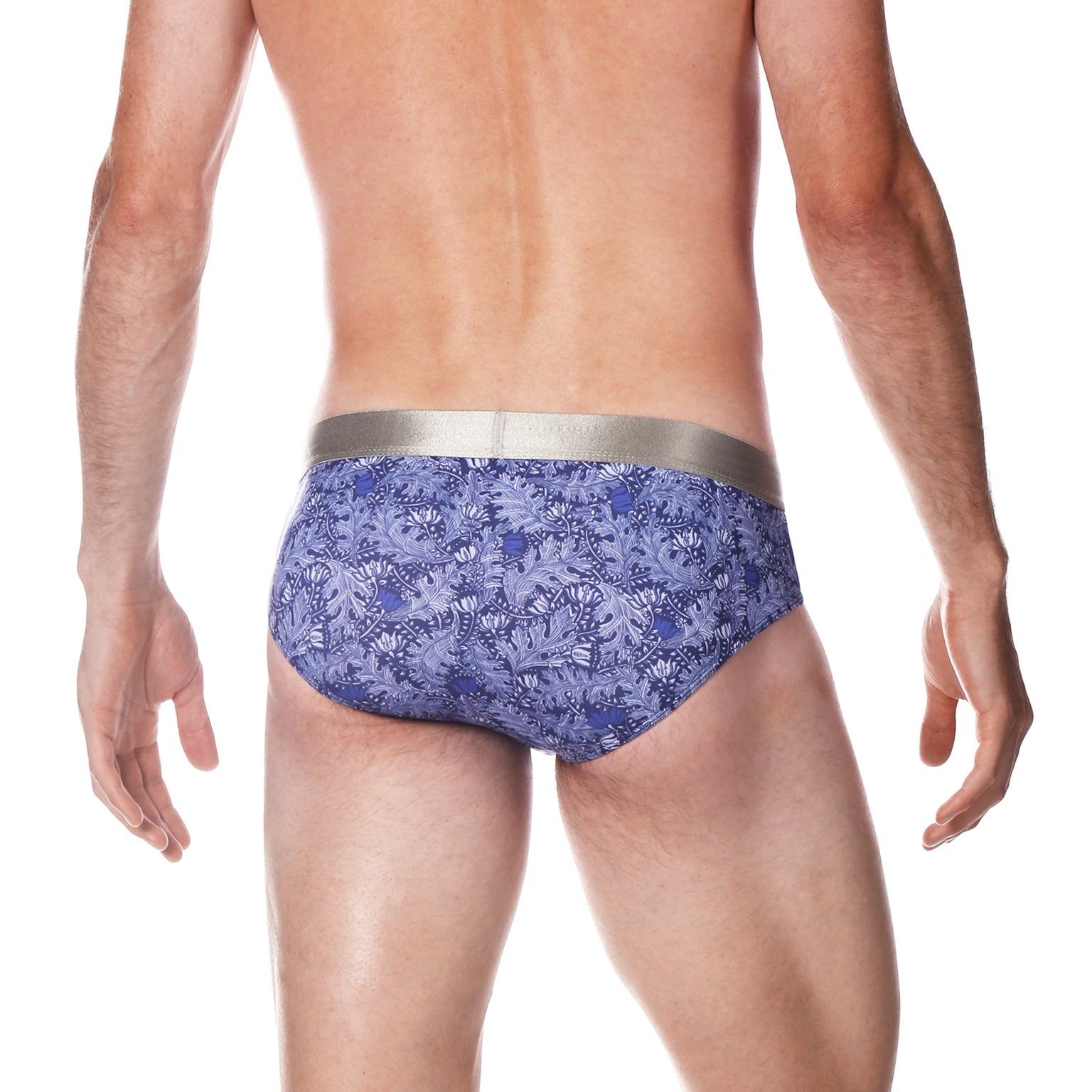 Cobalt Cassini Print Low Rise Brief