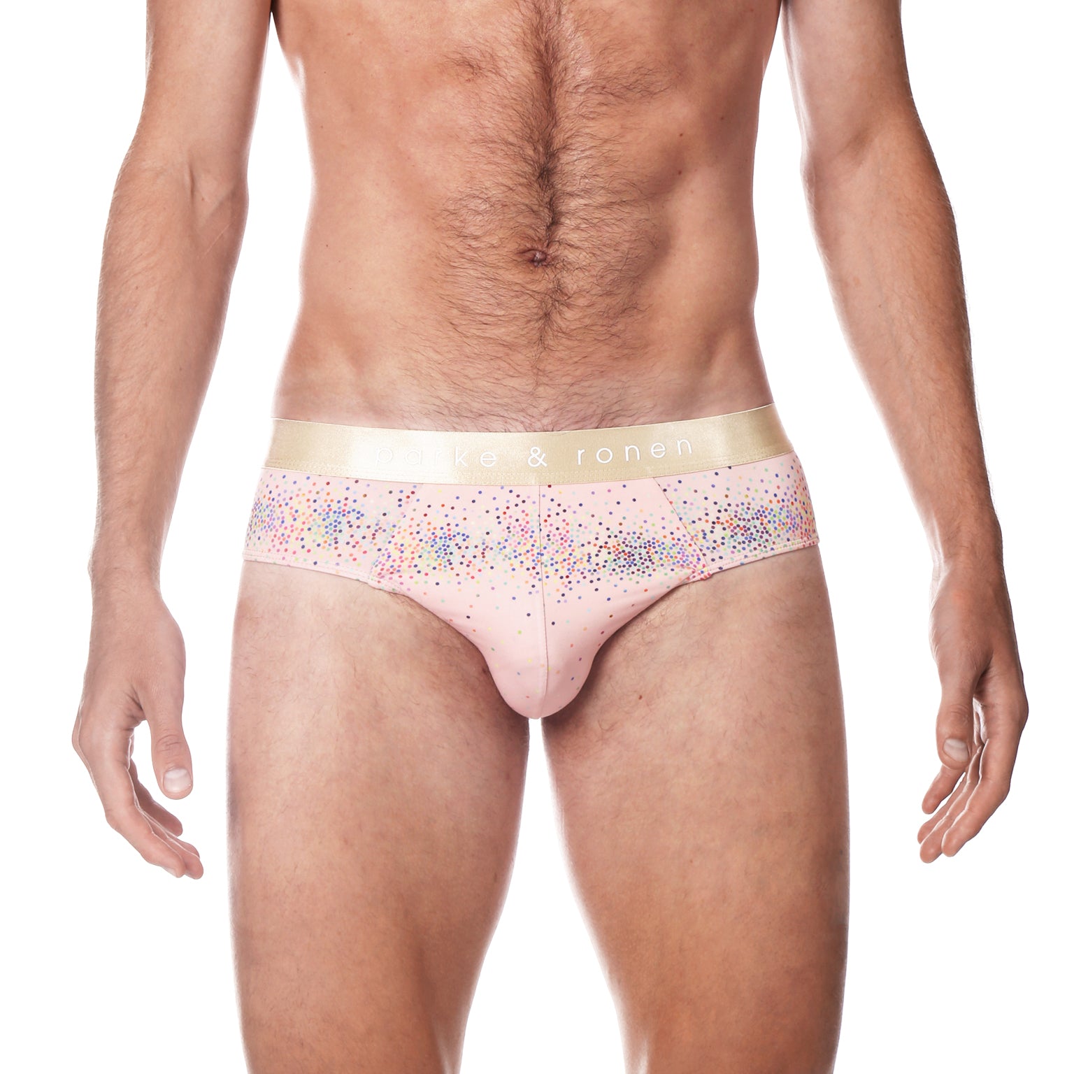 Champagne Sparkle Print Low Rise Brief