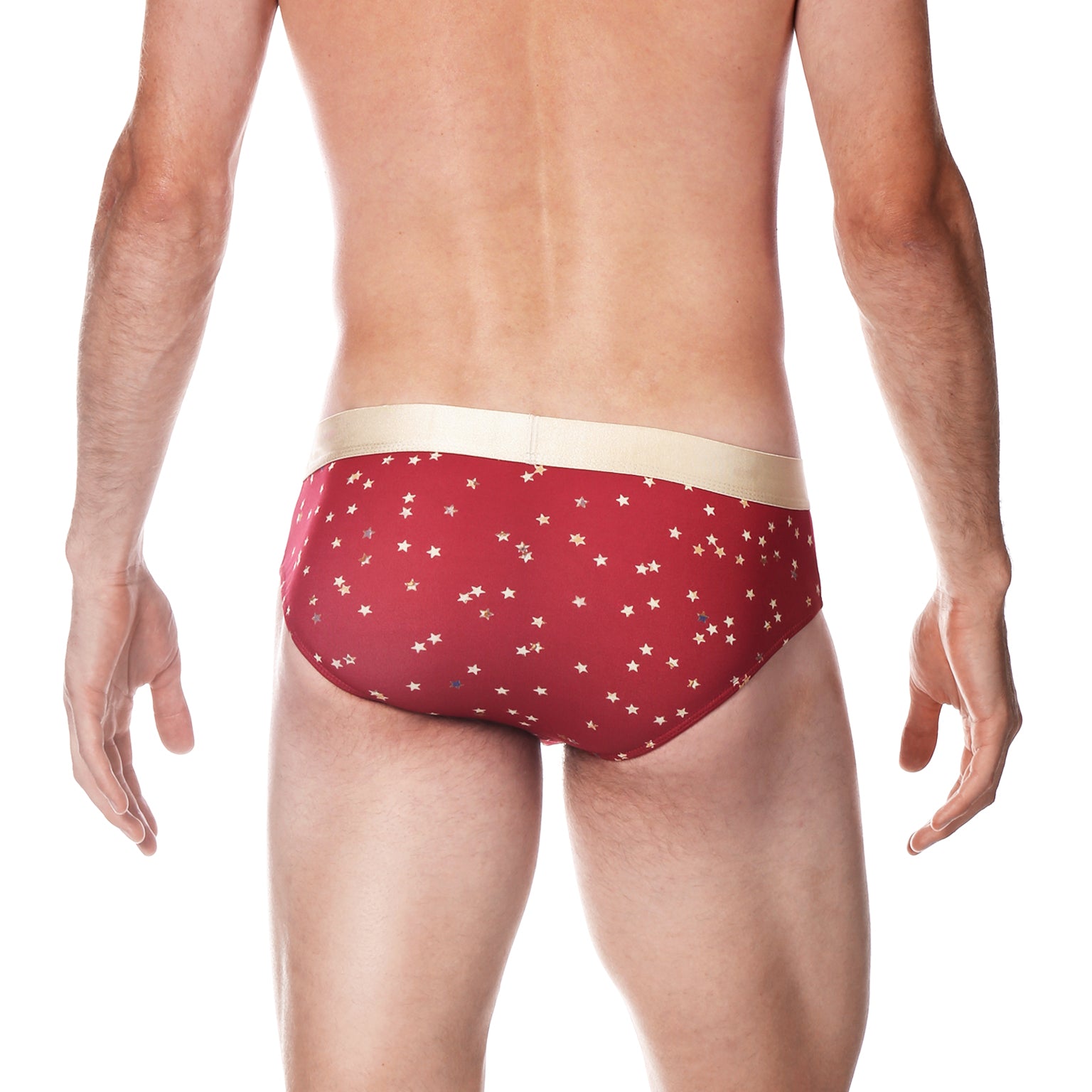 NEW ARRIVAL- Colonial Red Galileo Print Low Rise Brief
