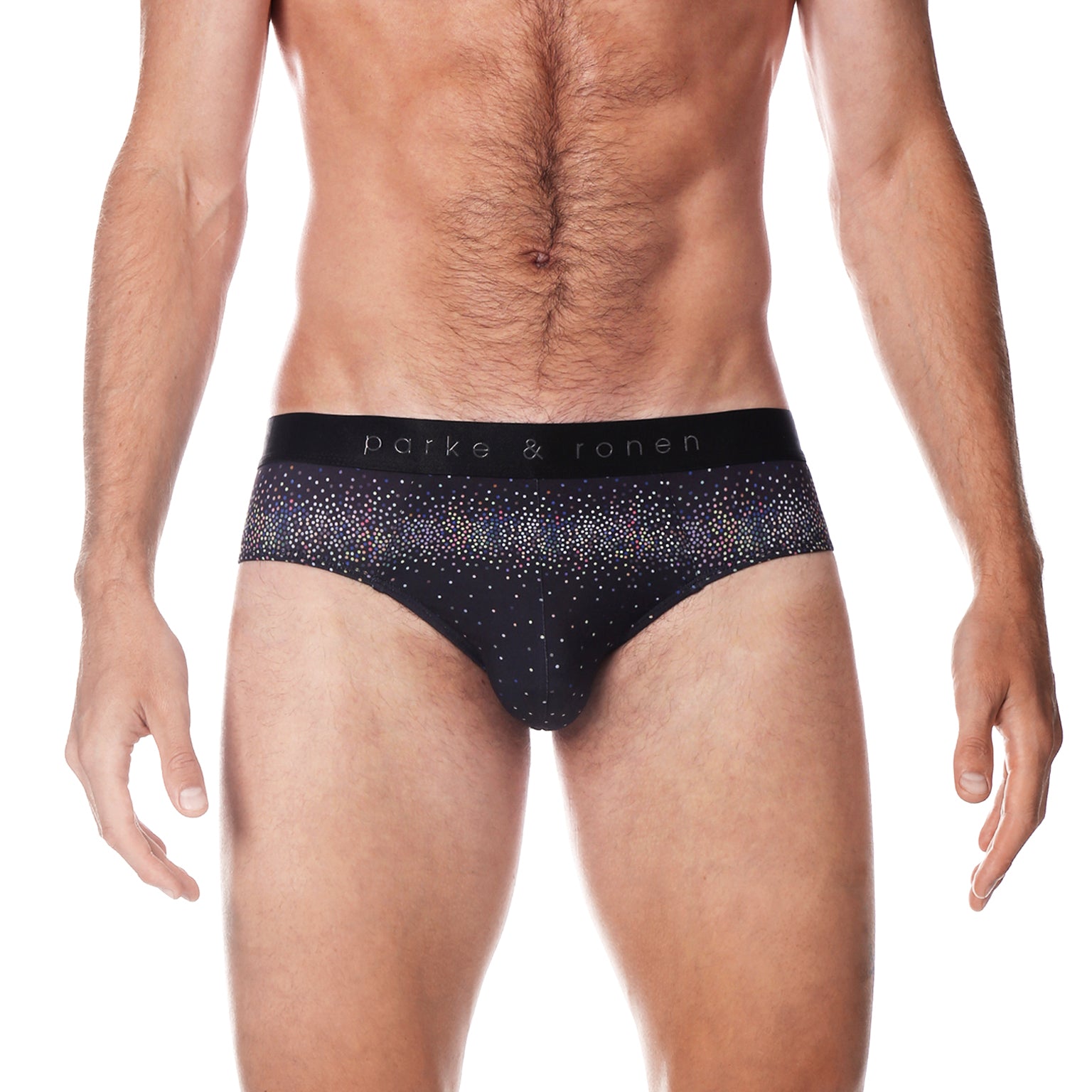 Onyx Sparkle Print Low Rise Brief