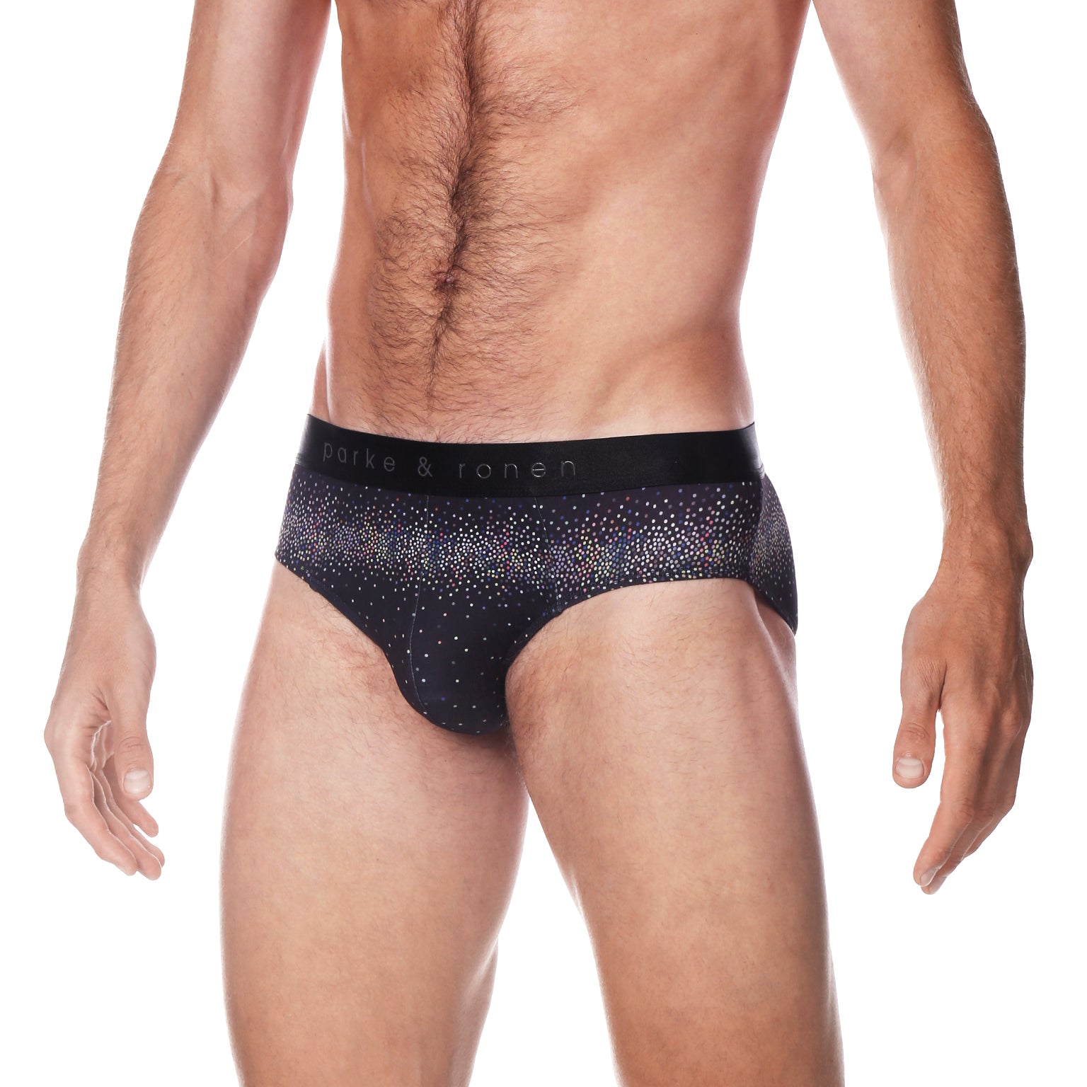 Onyx Sparkle Print Low Rise Brief