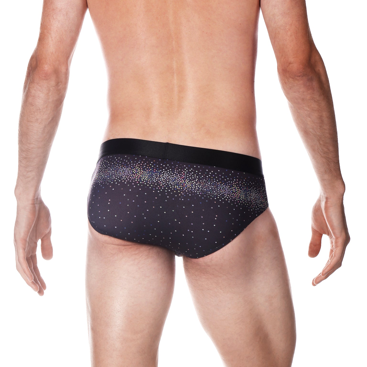 HOLIDAY EXCLUSIVE- Onyx Sparkle Print Low Rise Brief