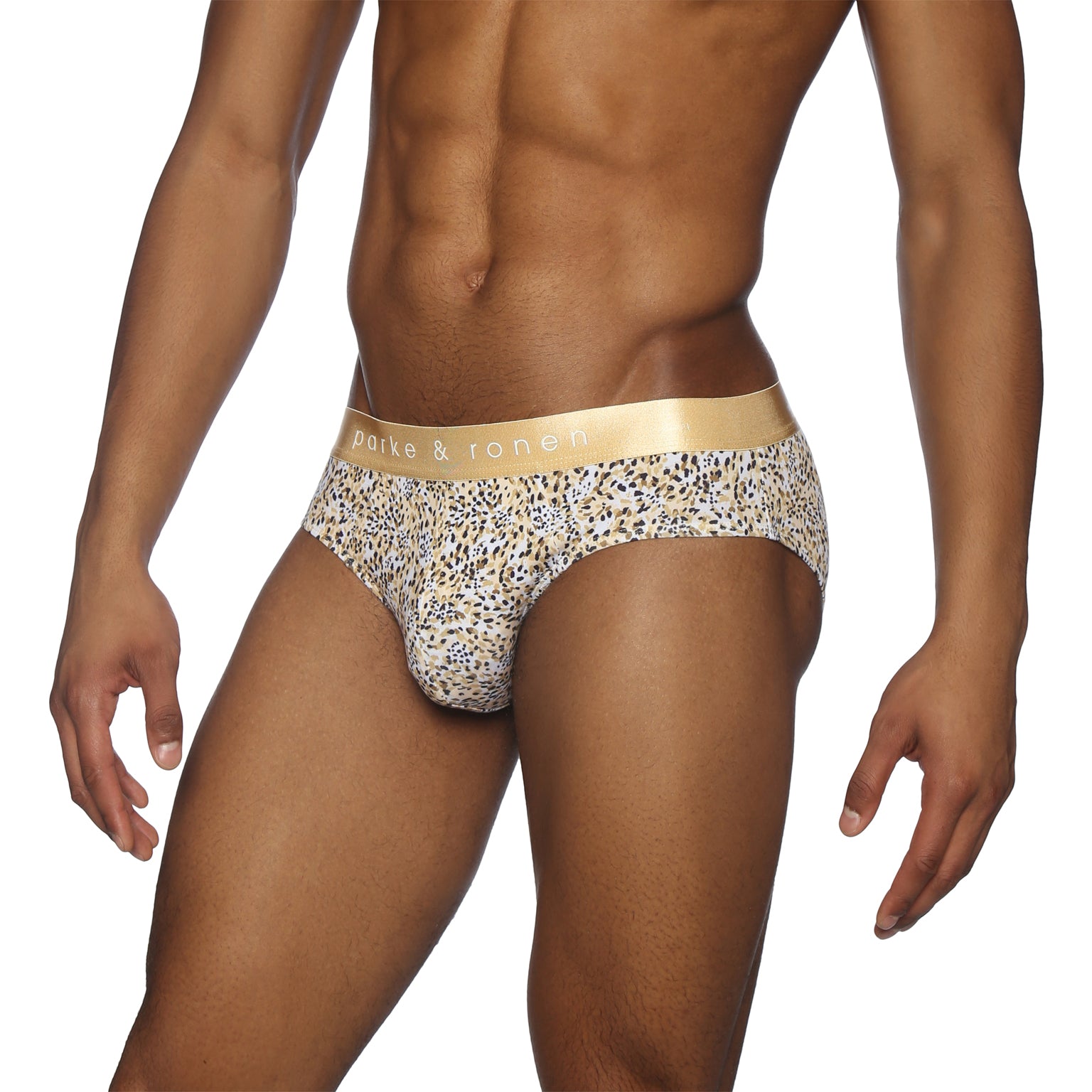 NEW SPRING '25- Roar Gold Printed Low Rise Brief - Parke & Ronen