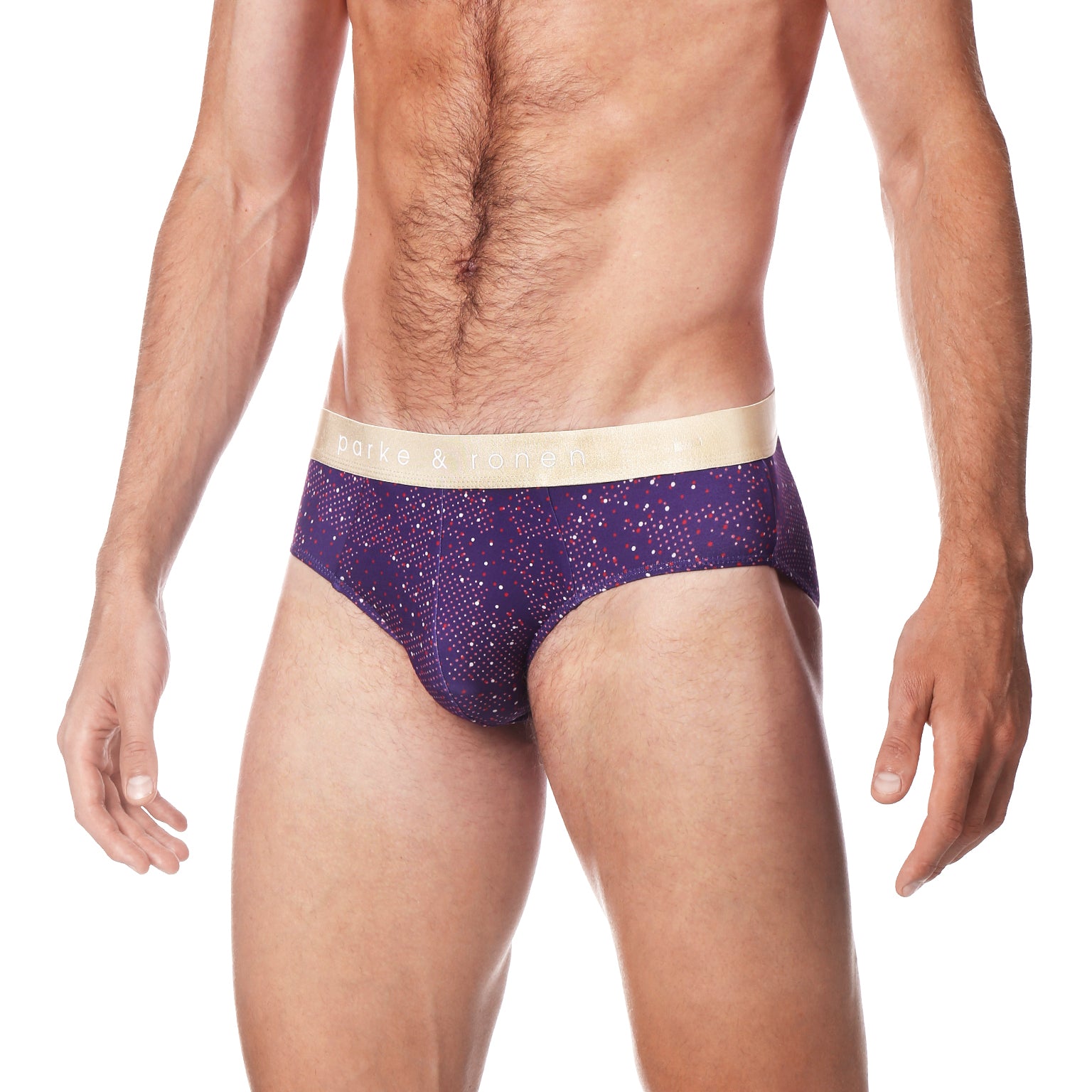 Violet Andromeda Print Low Rise Brief