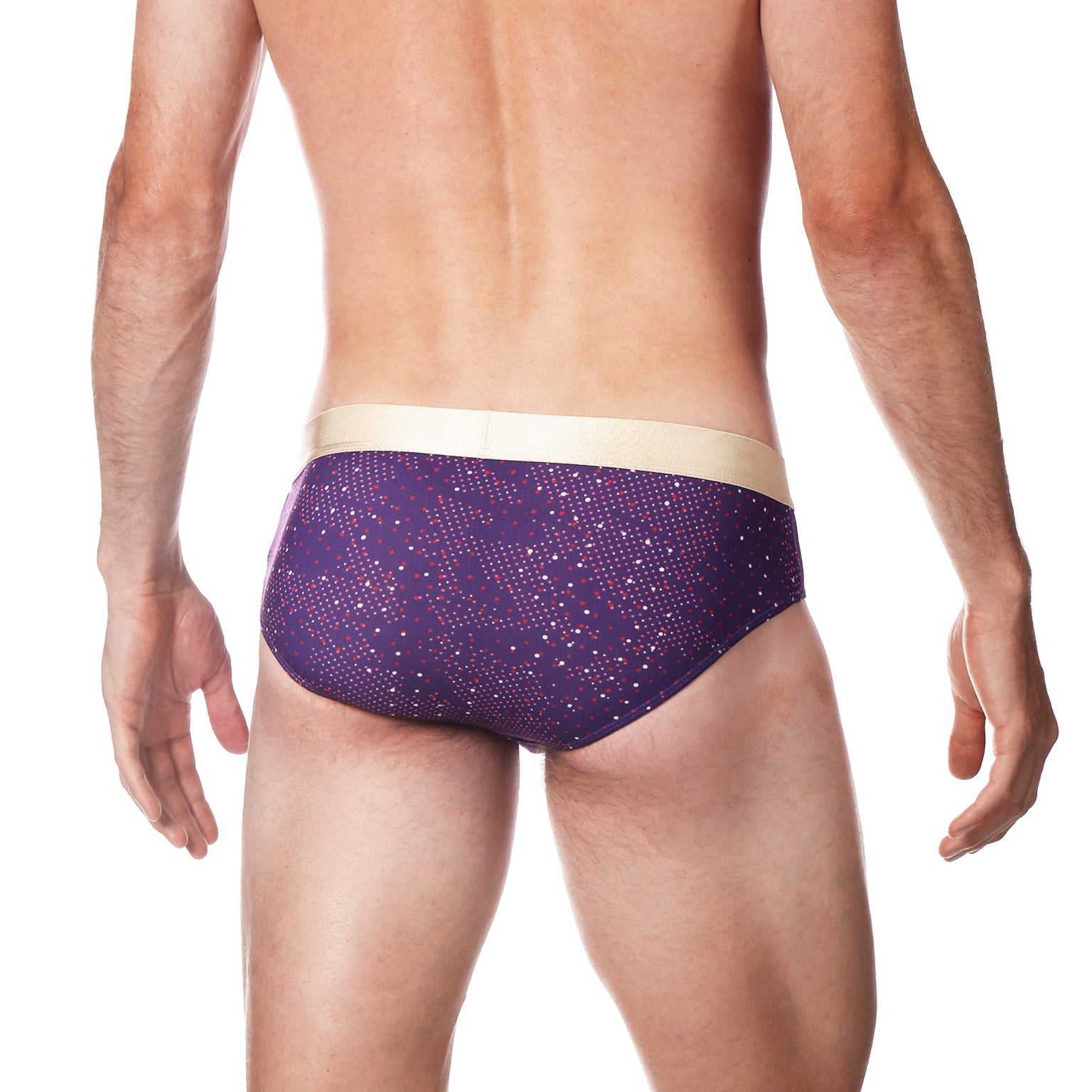 Violet Andromeda Print Low Rise Brief