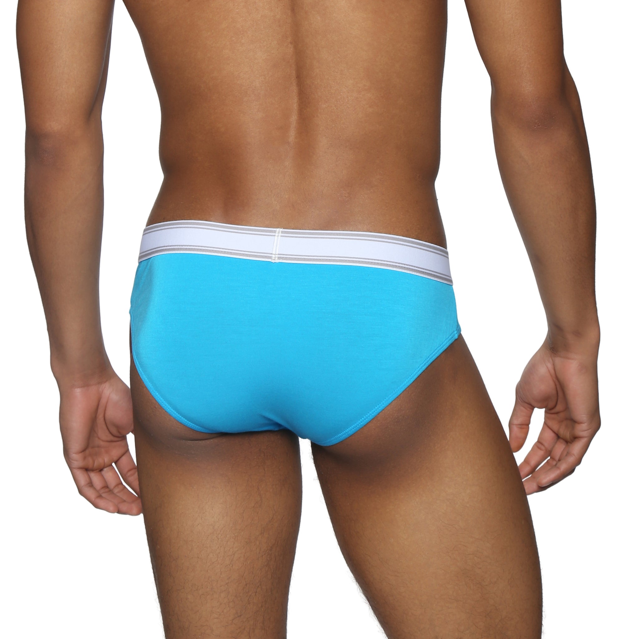 Blue Lagoon Retro Low Rise Brief - Parke & Ronen