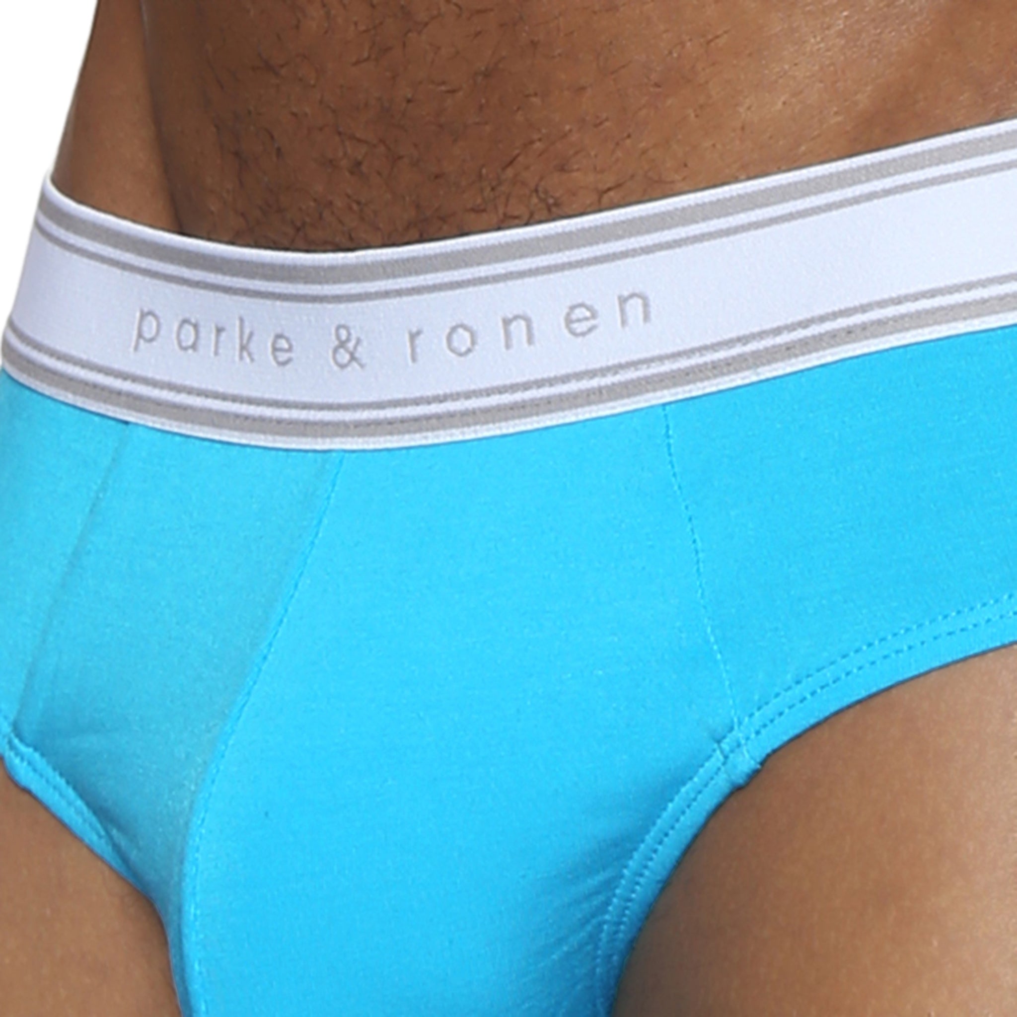 Blue Lagoon Retro Low Rise Brief - Parke & Ronen