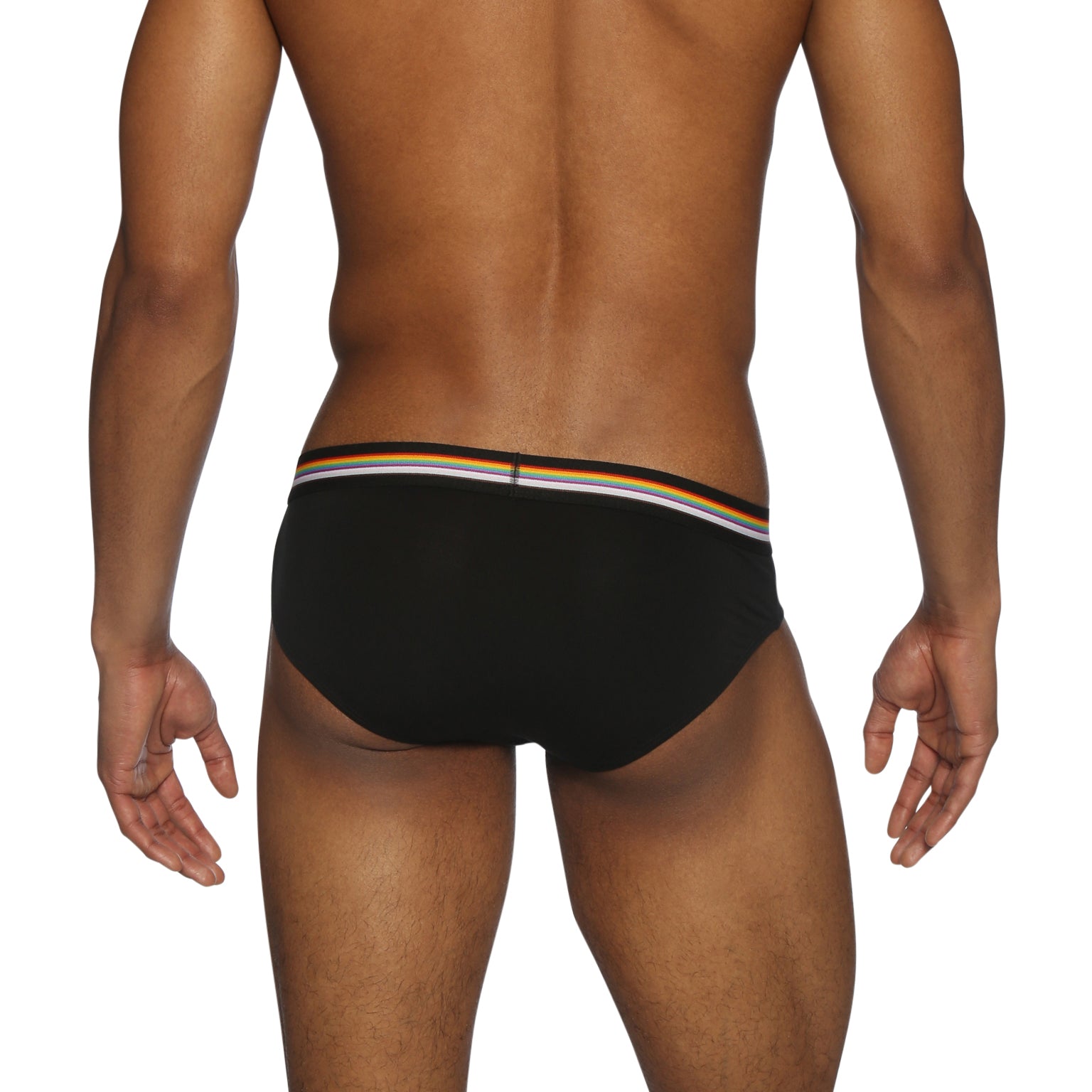 PRIDE EDITION- Eclipse Black Solid Low Rise Brief
