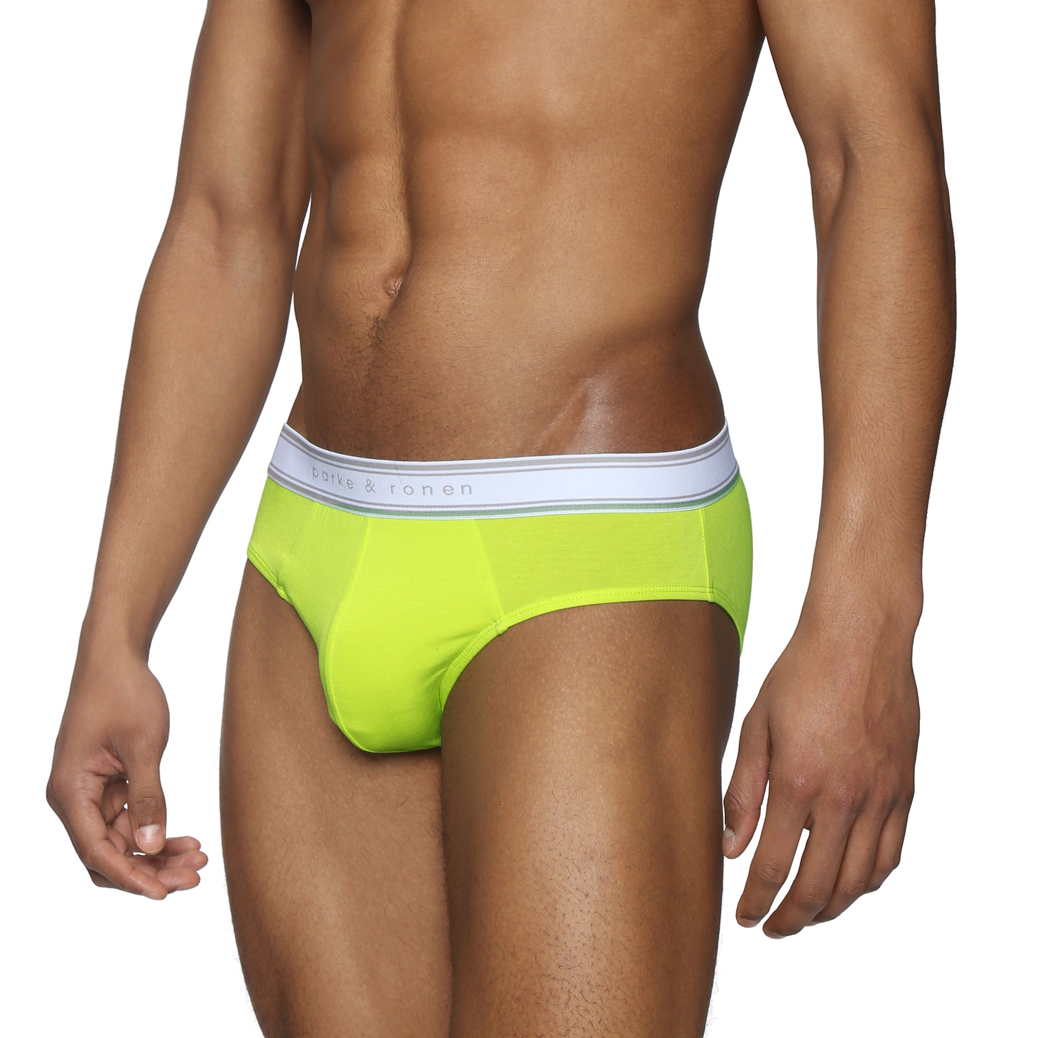 Lime Pop Retro Low Rise Brief - Parke & Ronen