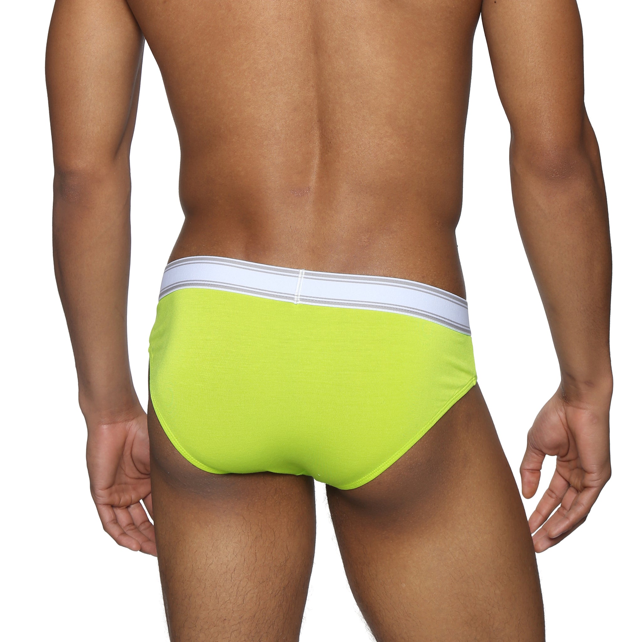 Lime Pop Retro Low Rise Brief - Parke & Ronen