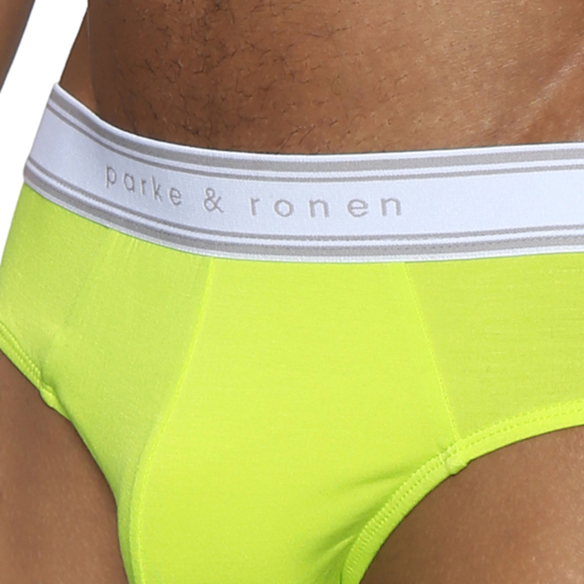 Lime Pop Retro Low Rise Brief - Parke & Ronen