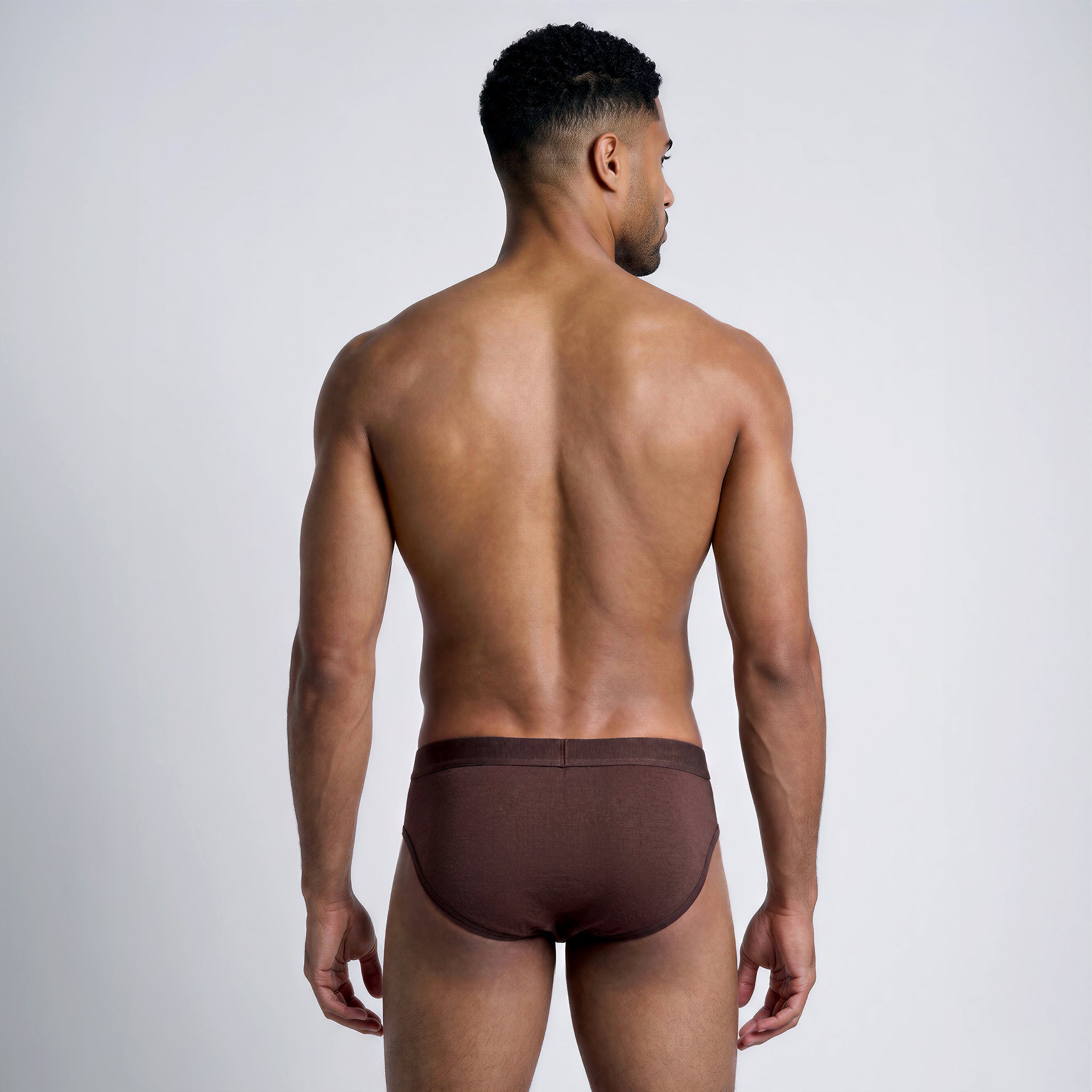 NEW- Mahogany Solid Low Rise Brief