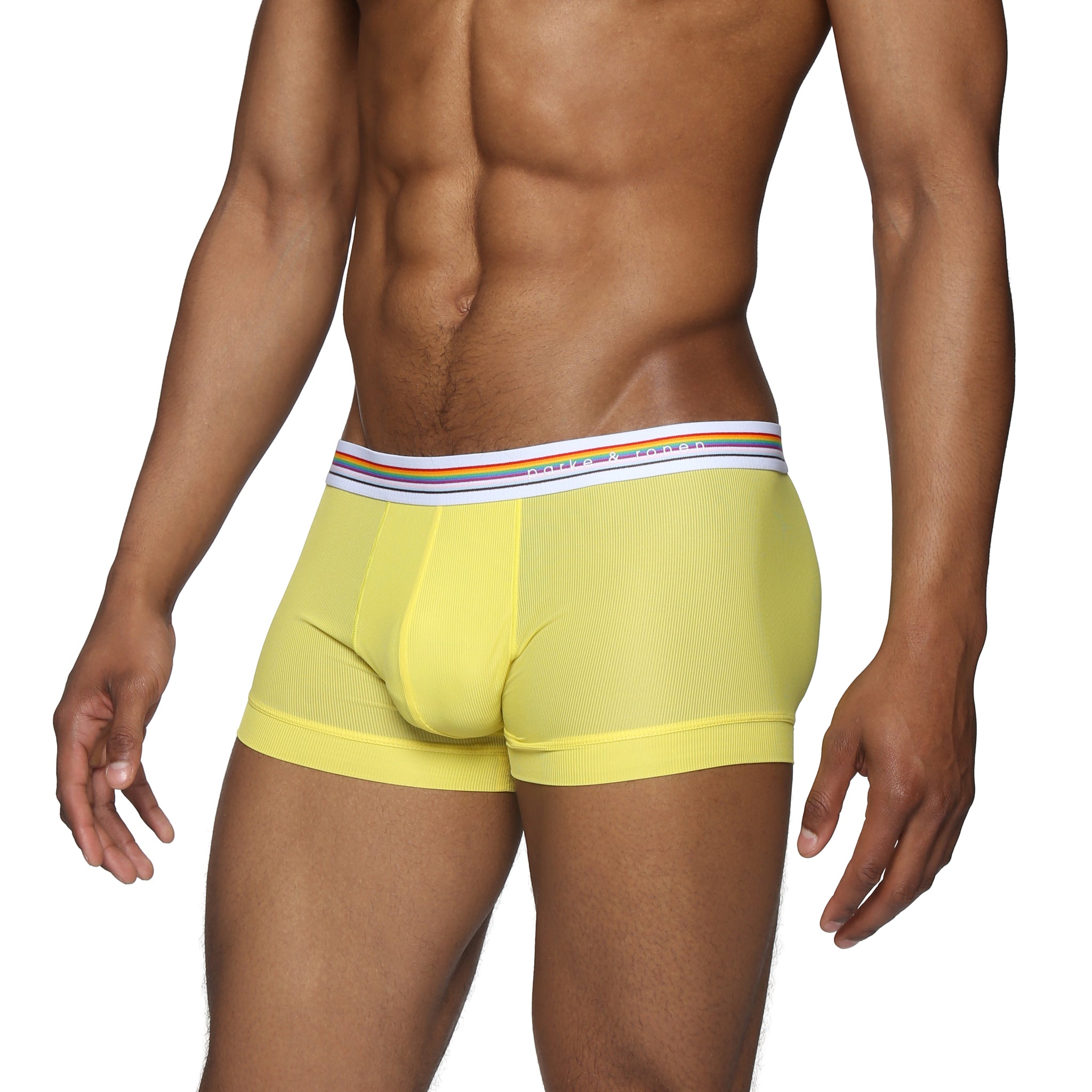 Canary Boudoir Nylon Low Rise Trunk - Parke & Ronen