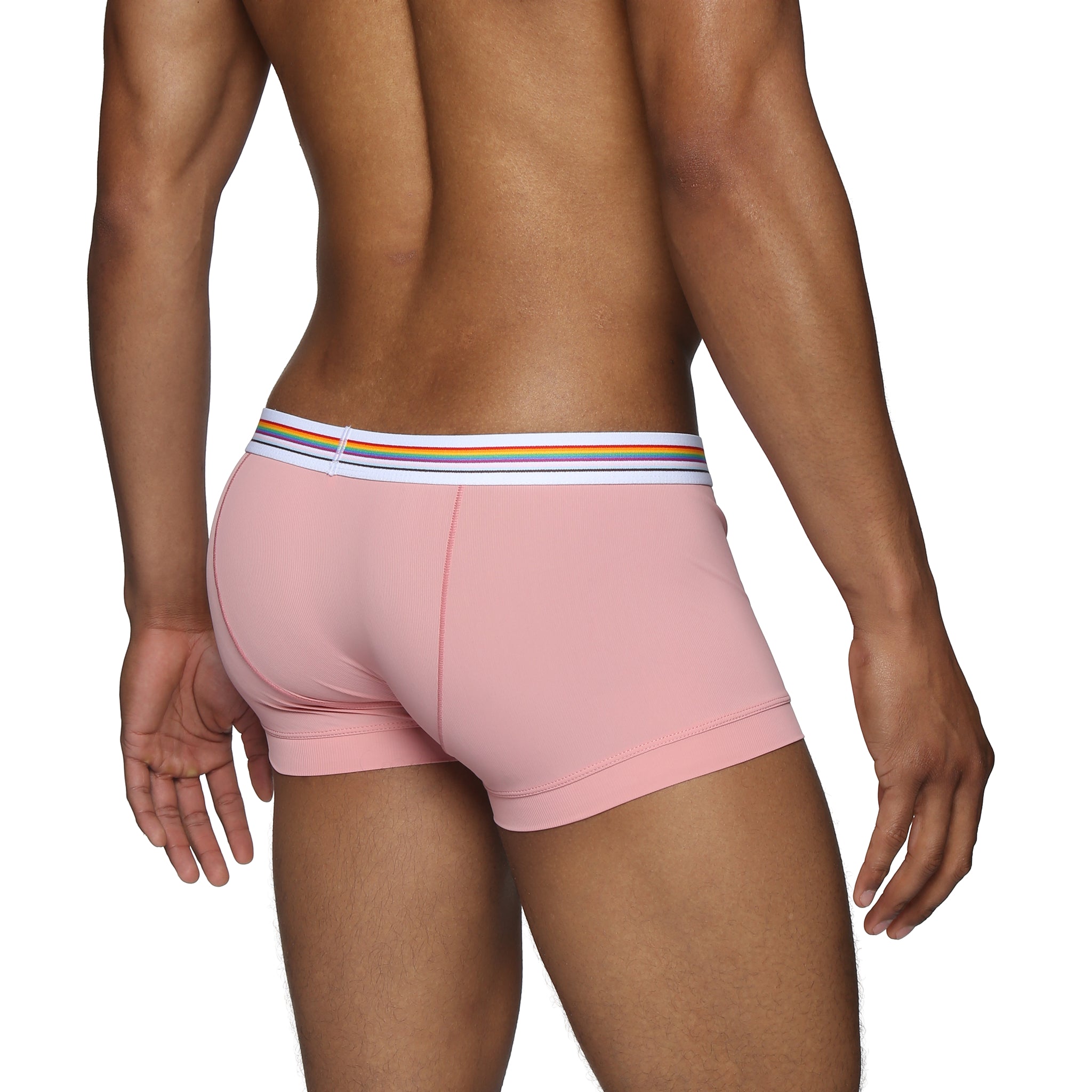 Peach Boudoir Nylon Low Rise Trunk - Parke & Ronen