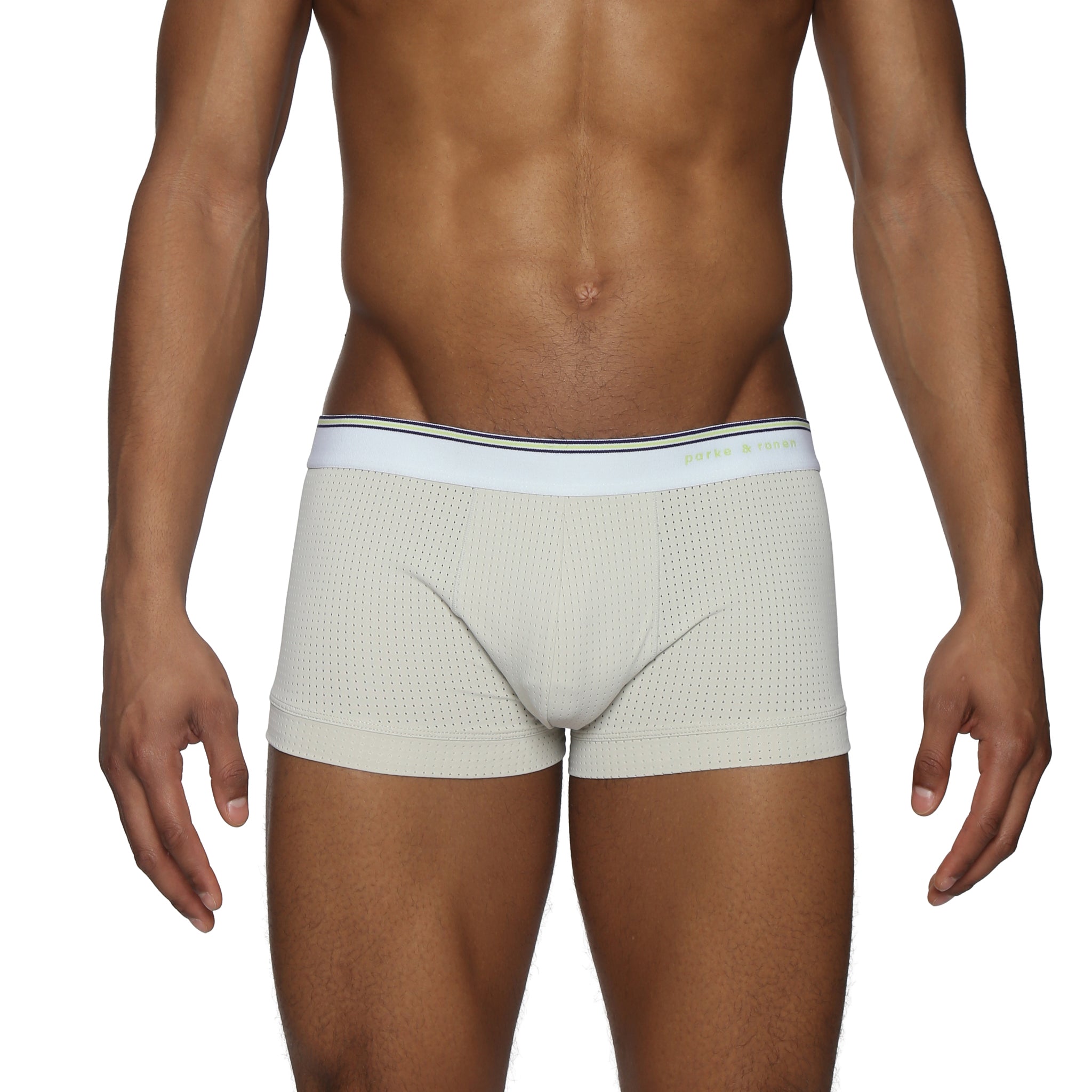 Sand Bar Wave Mesh Low Rise Trunk - Parke & Ronen