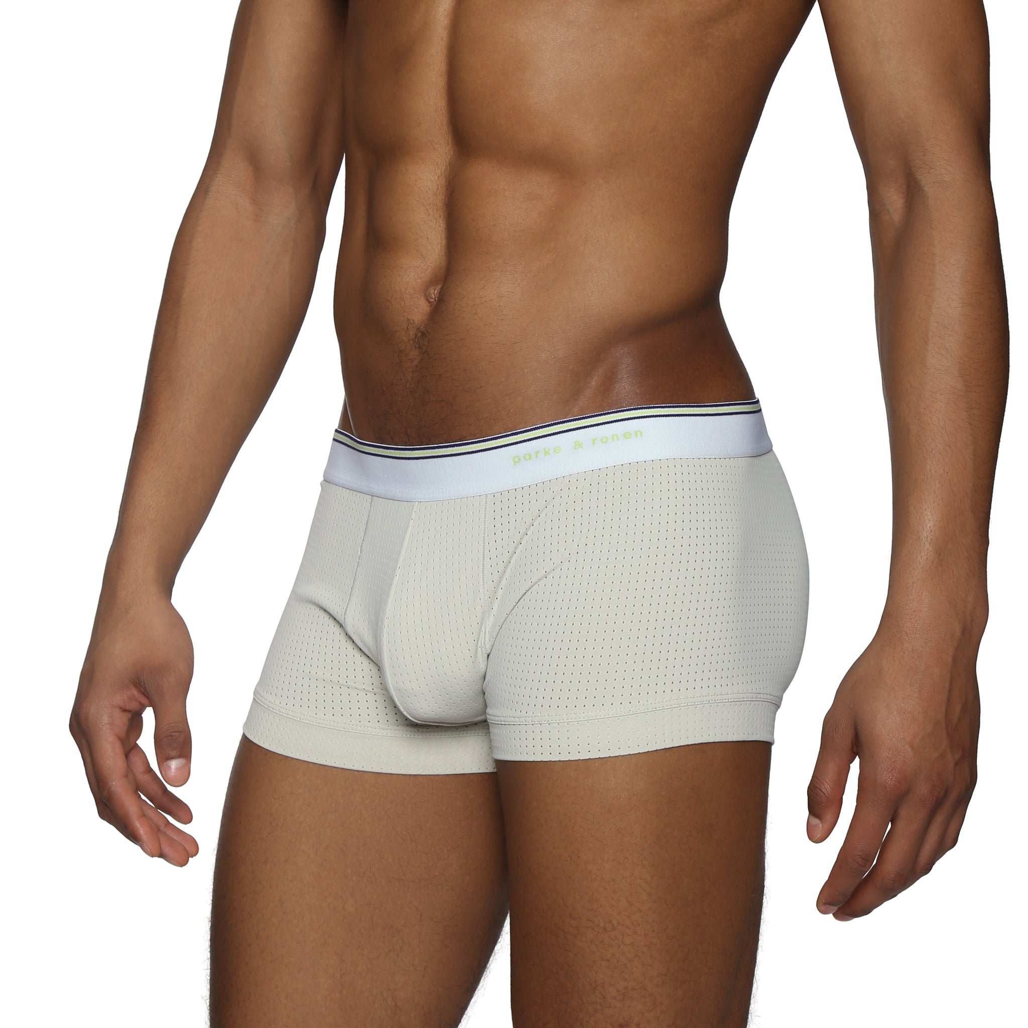 Sand Bar Wave Mesh Low Rise Trunk - Parke & Ronen