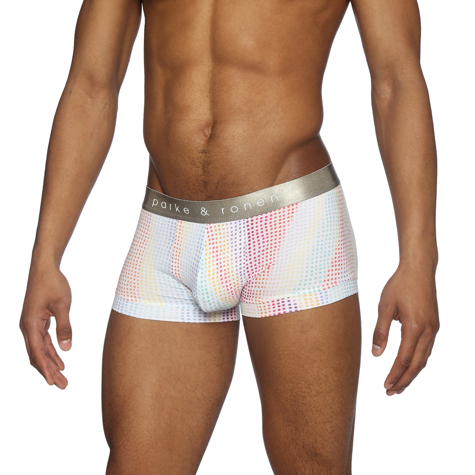 PRIDE EDITION- Funfetti White Printed Low Rise Trunk