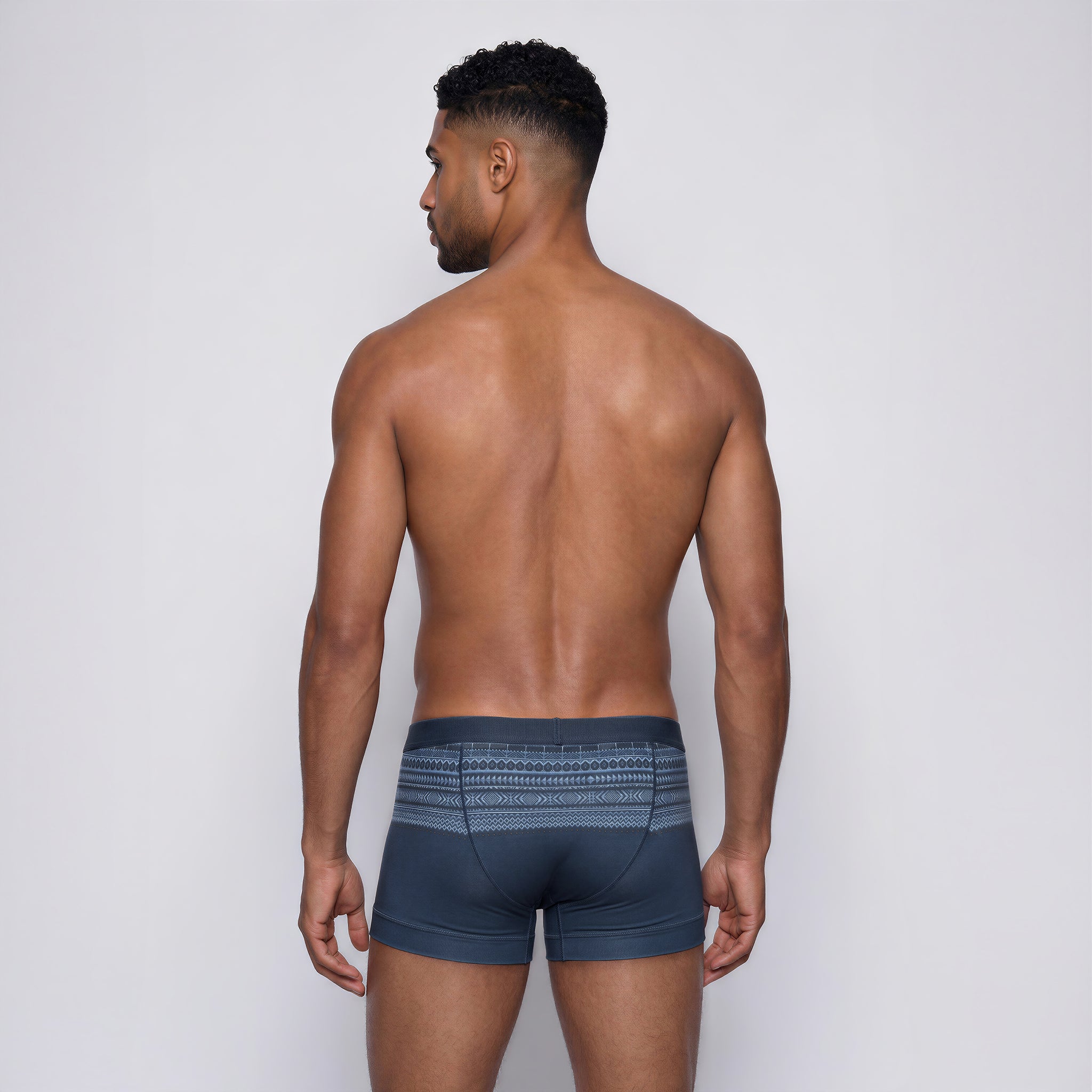 NEW- Cliffside Fair Isle Printed Low Rise Trunk