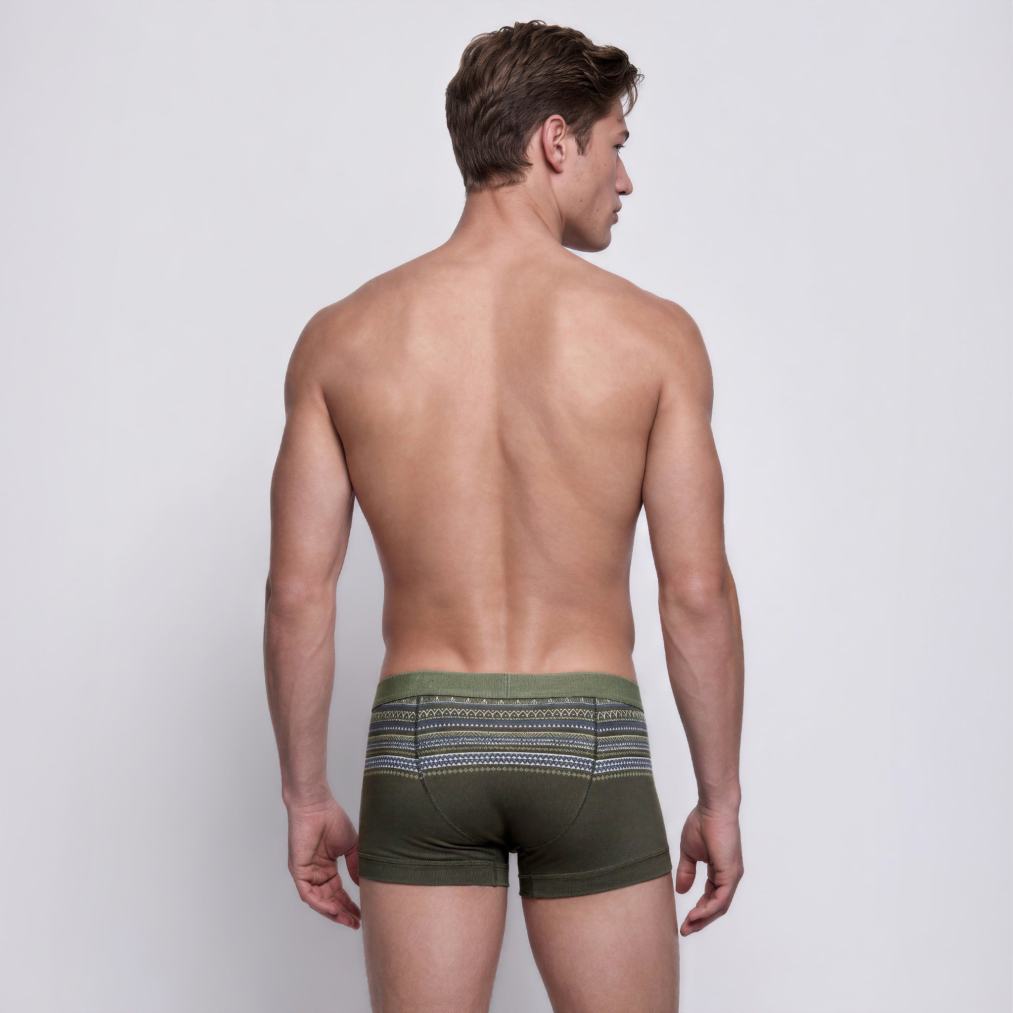 NEW- Juniper Fair Isle Printed Low Rise Trunk