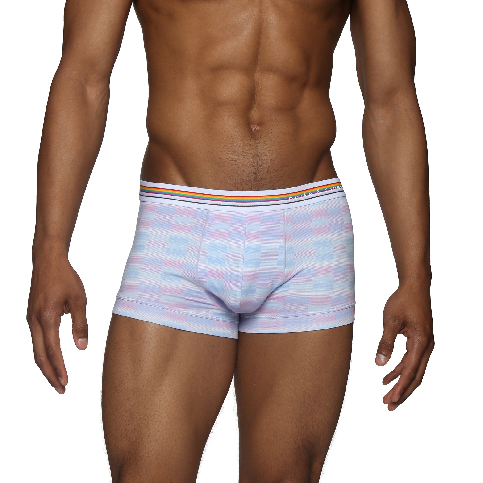 Lavender Pride Printed Low Rise Trunk - Parke & Ronen