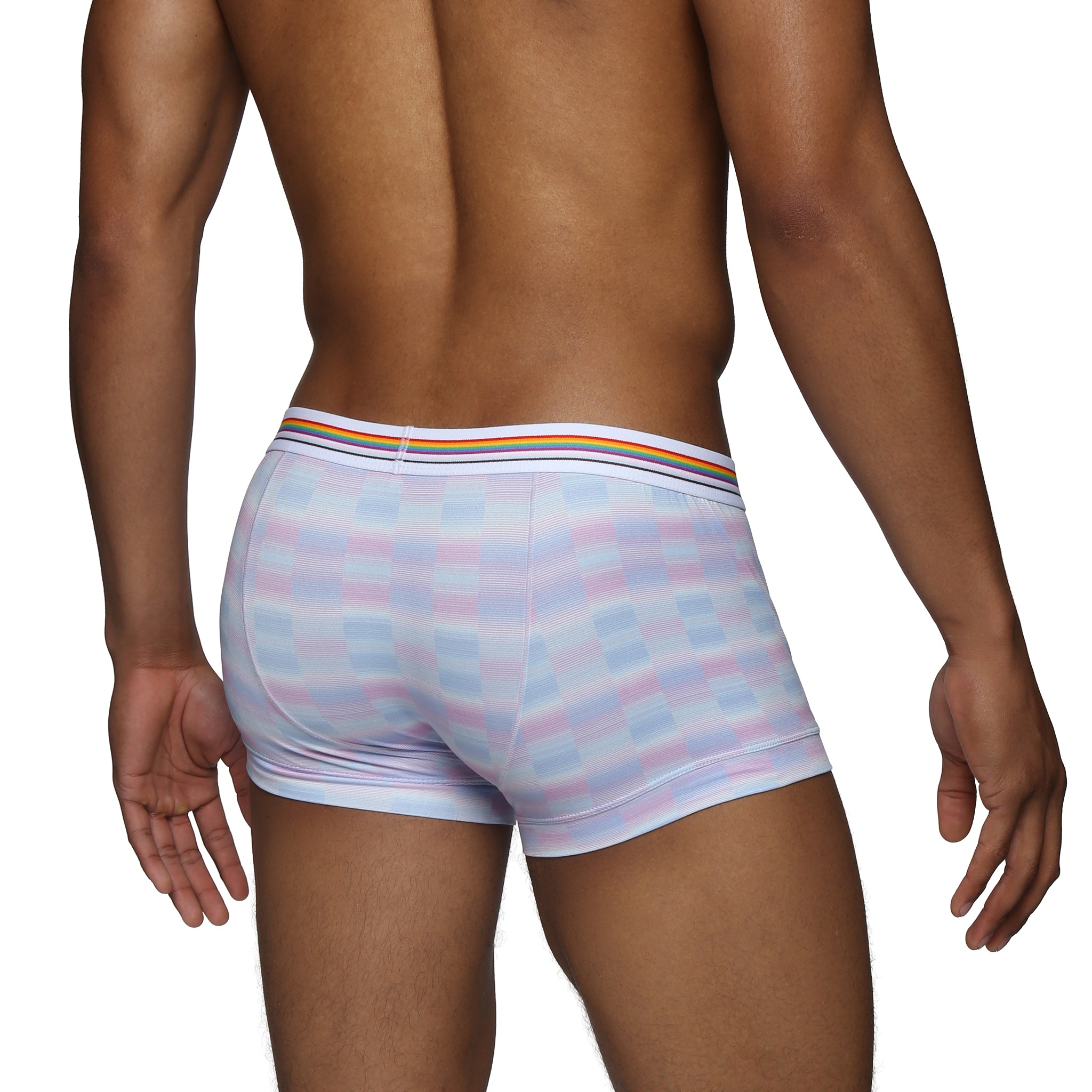 Lavender Pride Printed Low Rise Trunk - Parke & Ronen