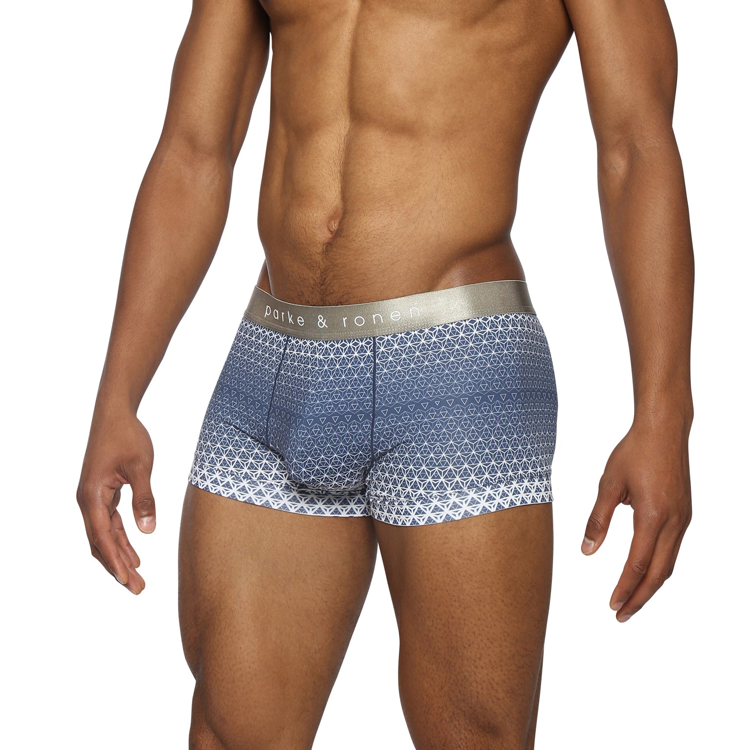 NEW- Navy Horizon Printed Low Rise Trunk