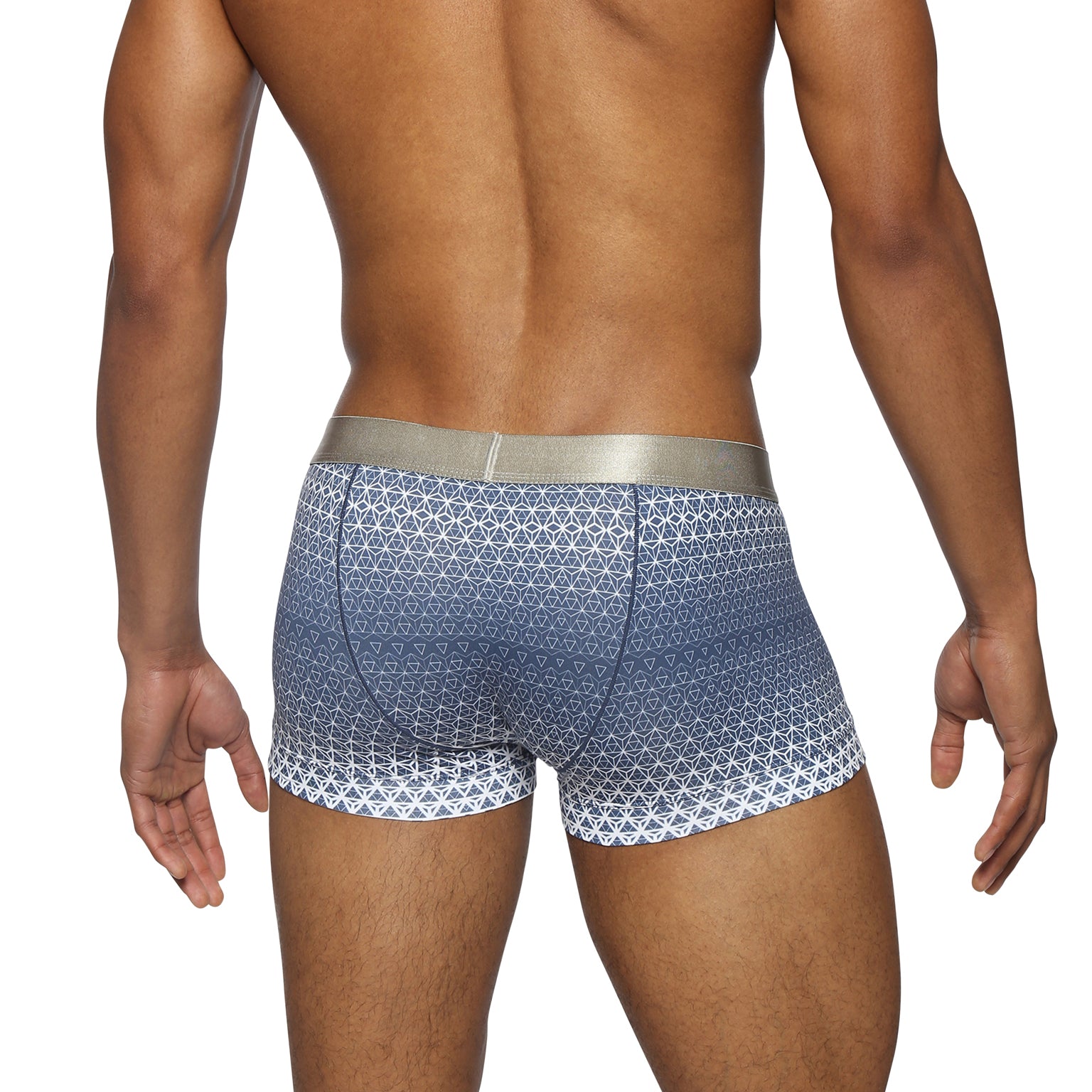 NEW- Navy Horizon Printed Low Rise Trunk