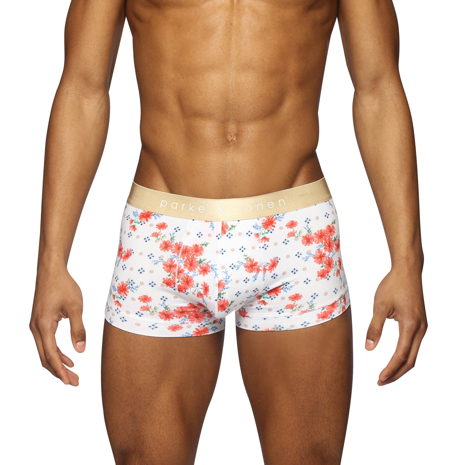SPRING '24- Posies Coral Print Low Rise Trunk