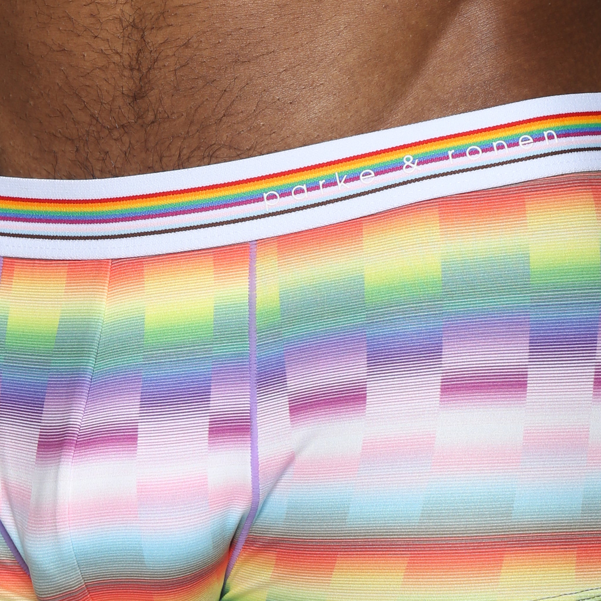 Paradise Pride Printed Low Rise Trunk - Parke & Ronen