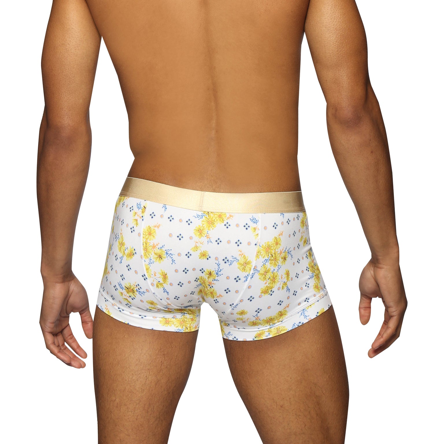 SPRING '24- Posies Yellow Print Low Rise Trunk