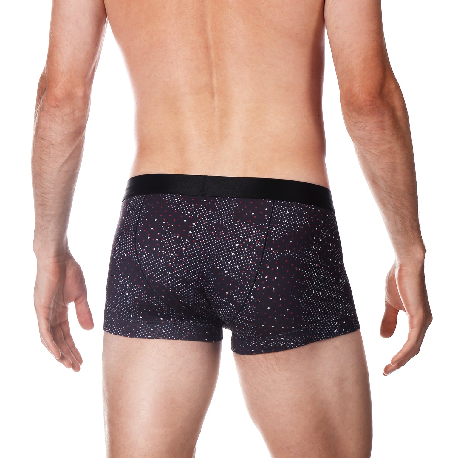 NEW ARRIVAL- Black Andromeda Print Low Rise Trunk