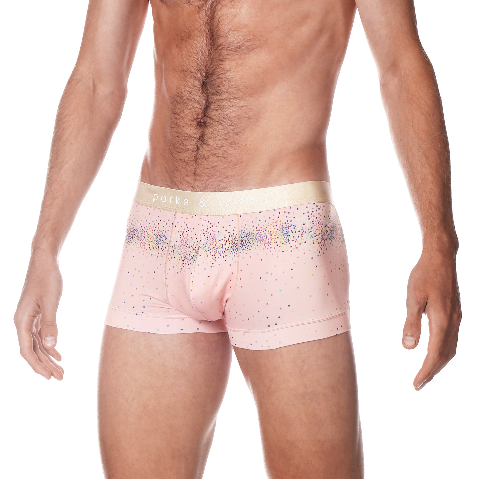 HOLIDAY EXCLUSIVE- Champagne Sparkle Print Low Rise Trunk