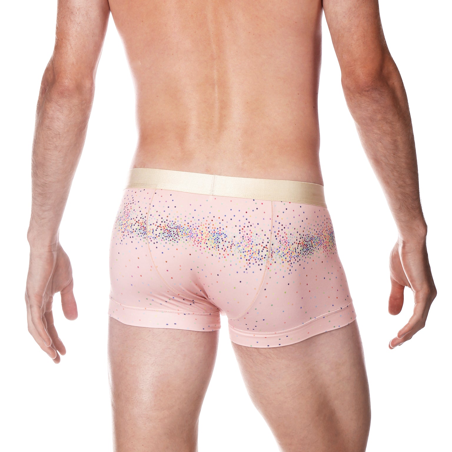 HOLIDAY EXCLUSIVE- Champagne Sparkle Print Low Rise Trunk