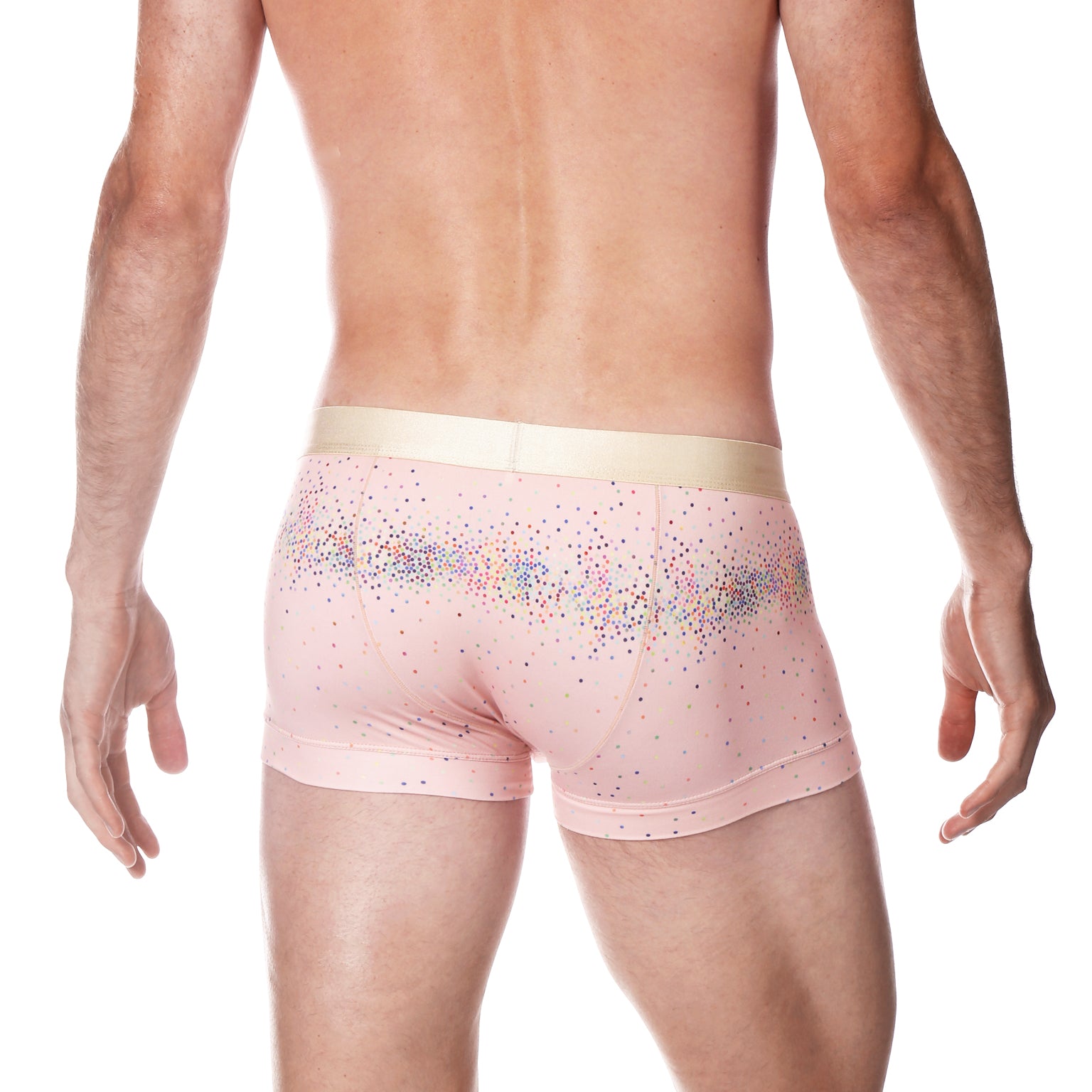 Champagne Sparkle Print Low Rise Trunk