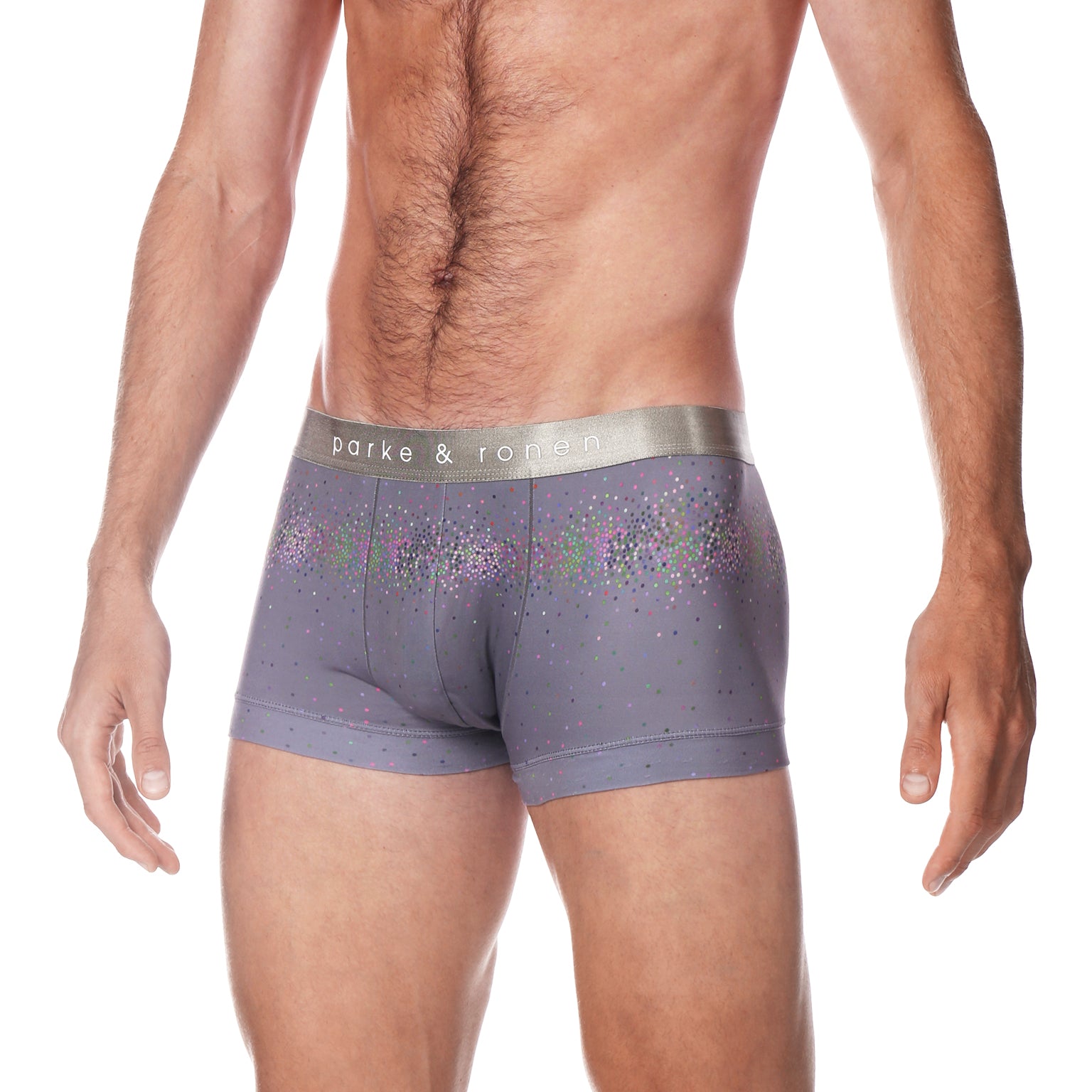 HOLIDAY EXCLUSIVE- Titanium Sparkle Print Low Rise Trunk
