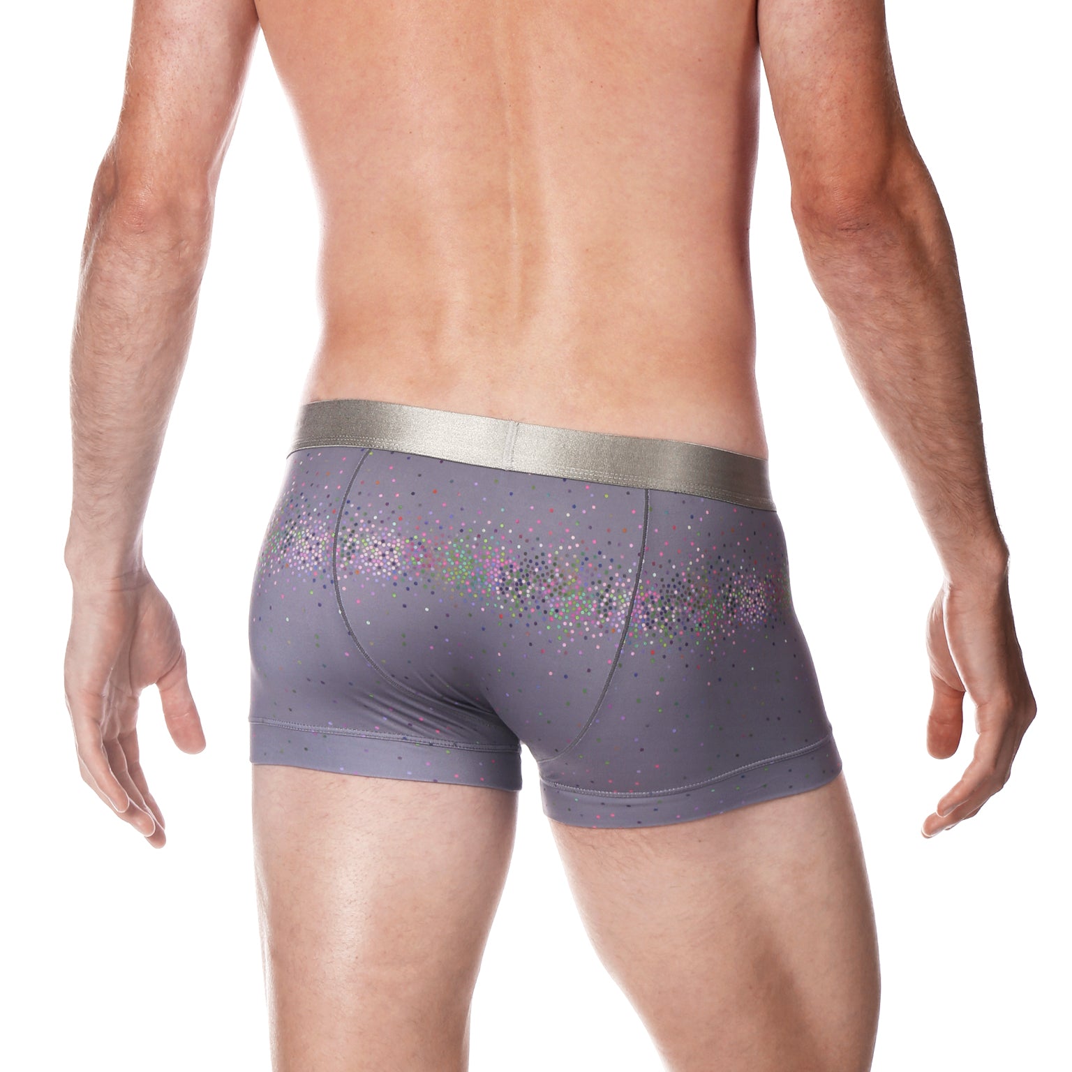 HOLIDAY EXCLUSIVE- Titanium Sparkle Print Low Rise Trunk