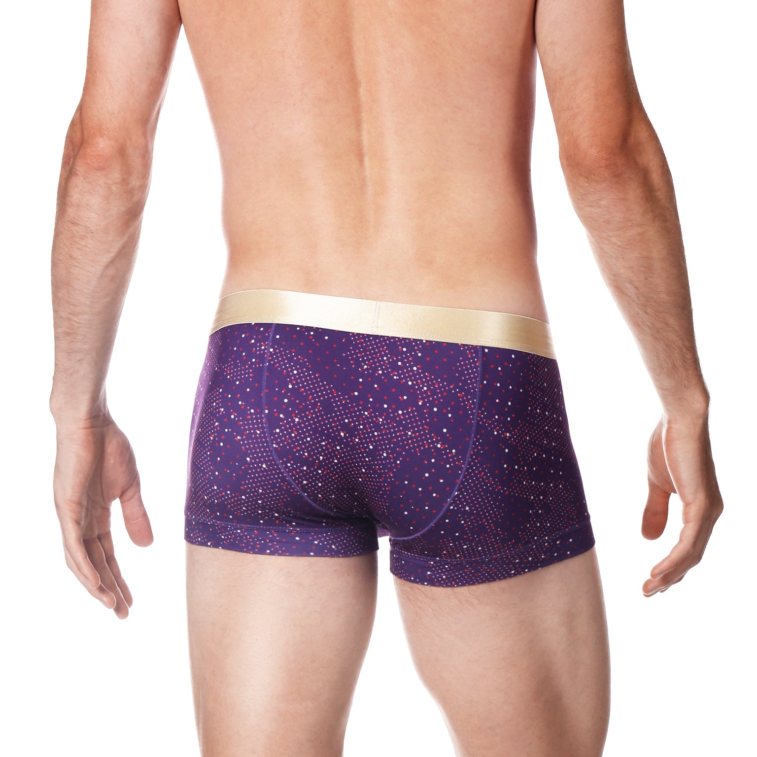 Violet Andromeda Print Low Rise Trunk