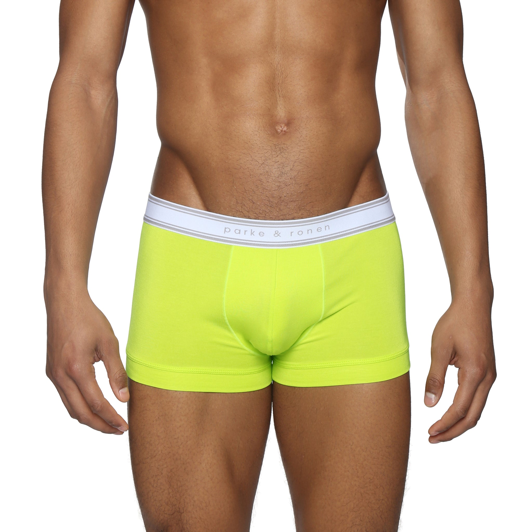 Lime Pop Retro Low Rise Trunk - Parke & Ronen