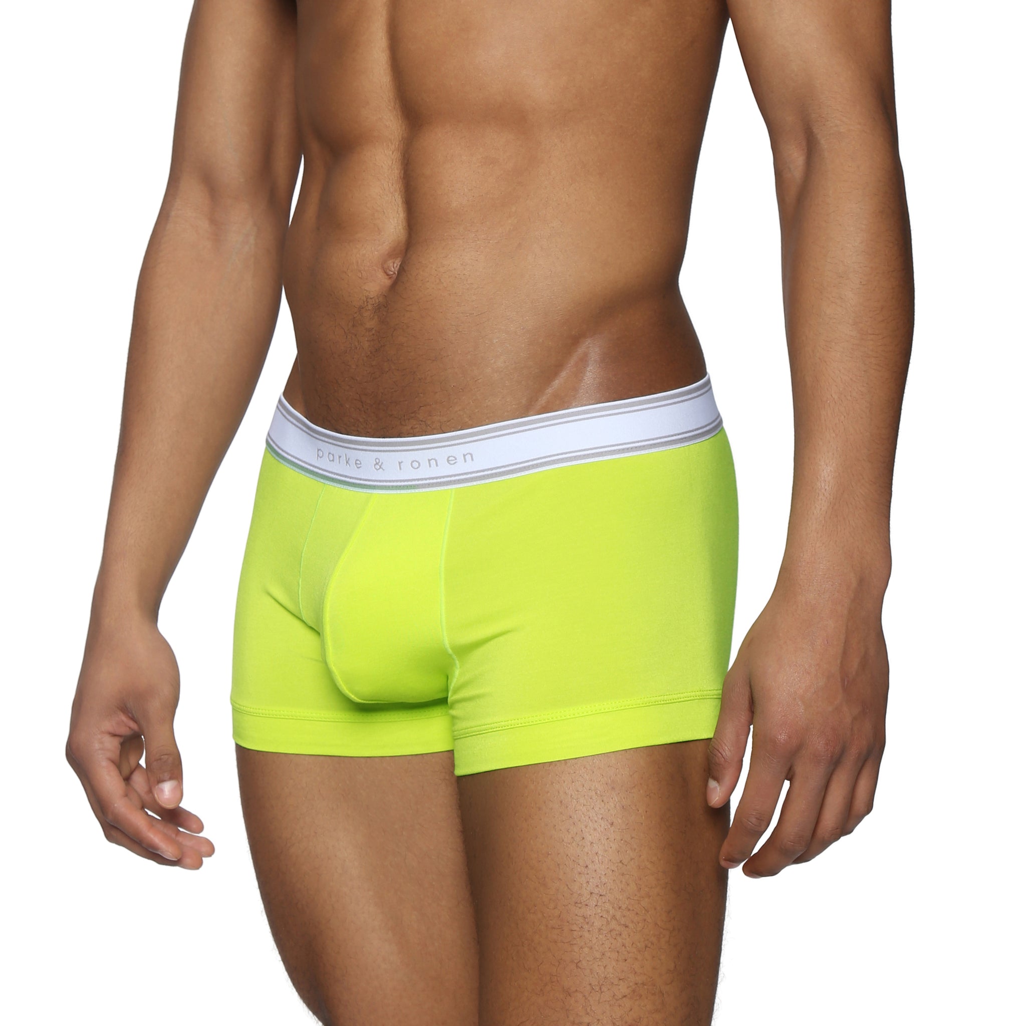 Lime Pop Retro Low Rise Trunk - Parke & Ronen