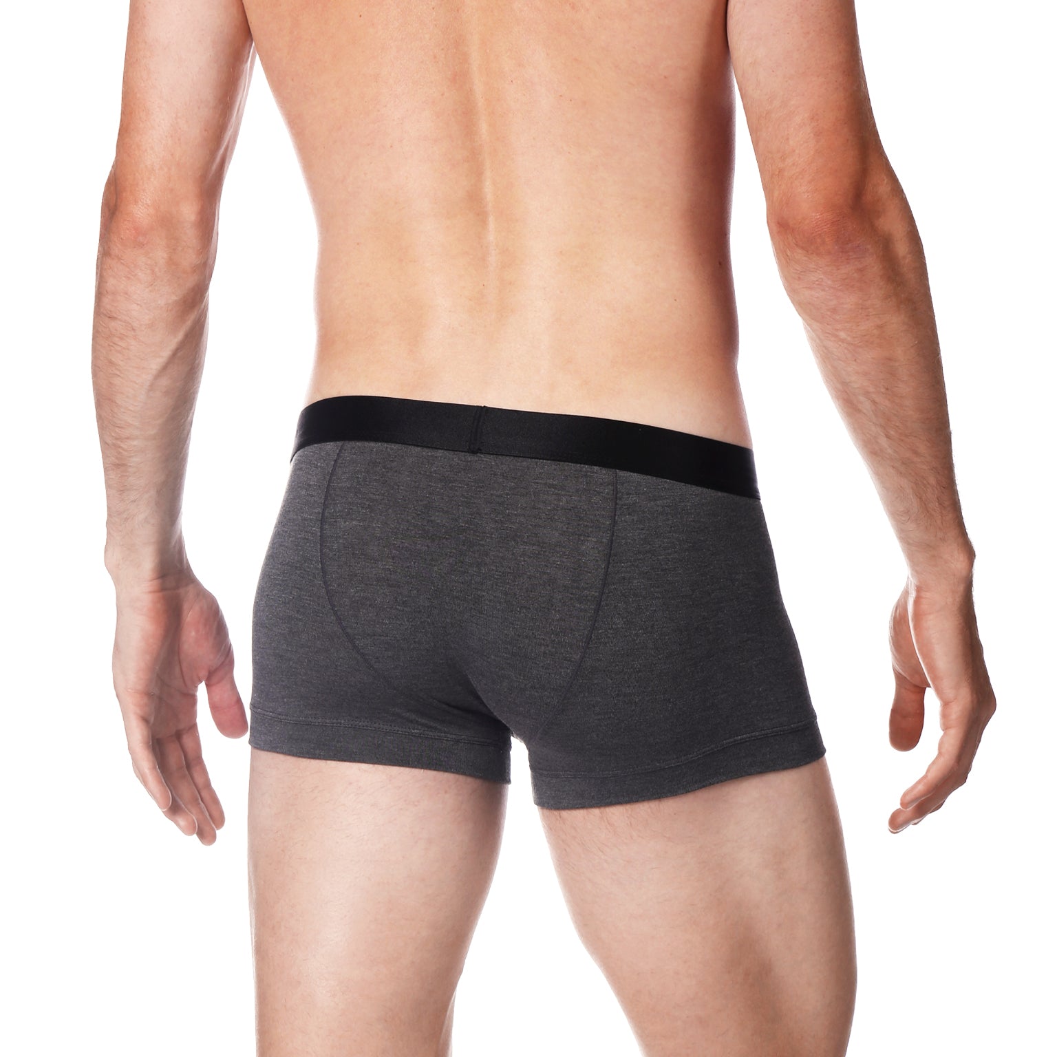 Heather Charcoal Solid Low Rise Trunk