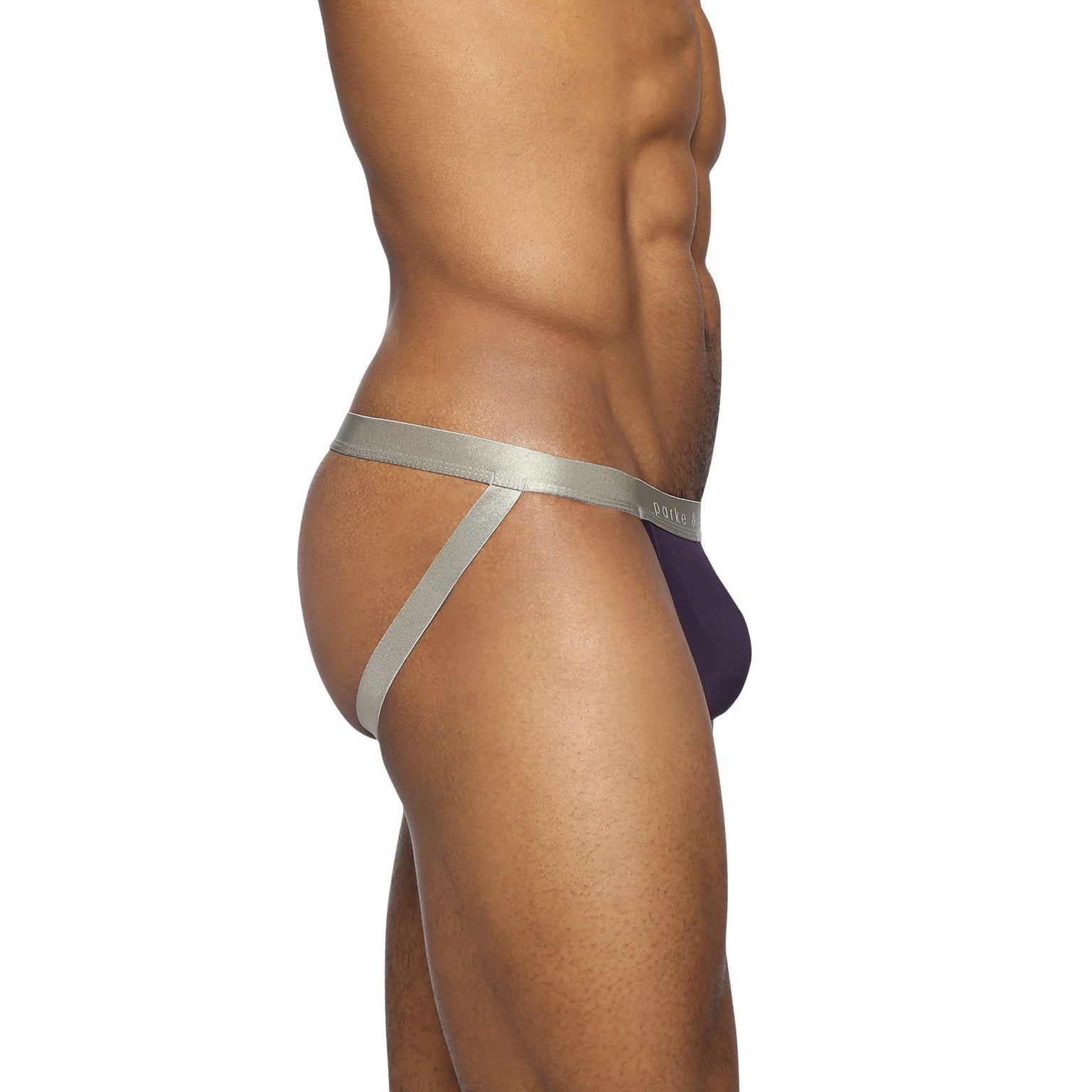 NEW- Plum Boudoir Nylon Jock Strap
