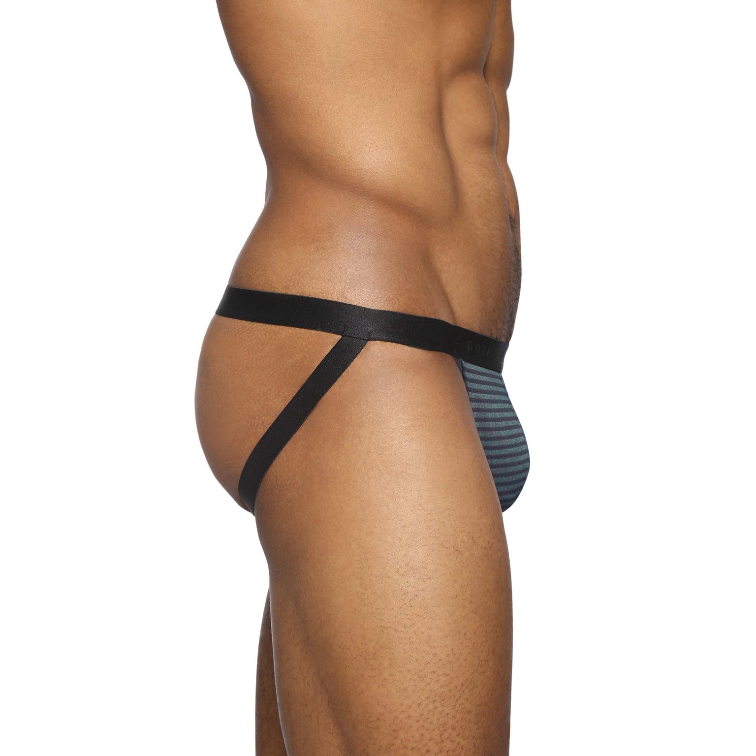 NEW- Forest Vault Stripe Jock Strap