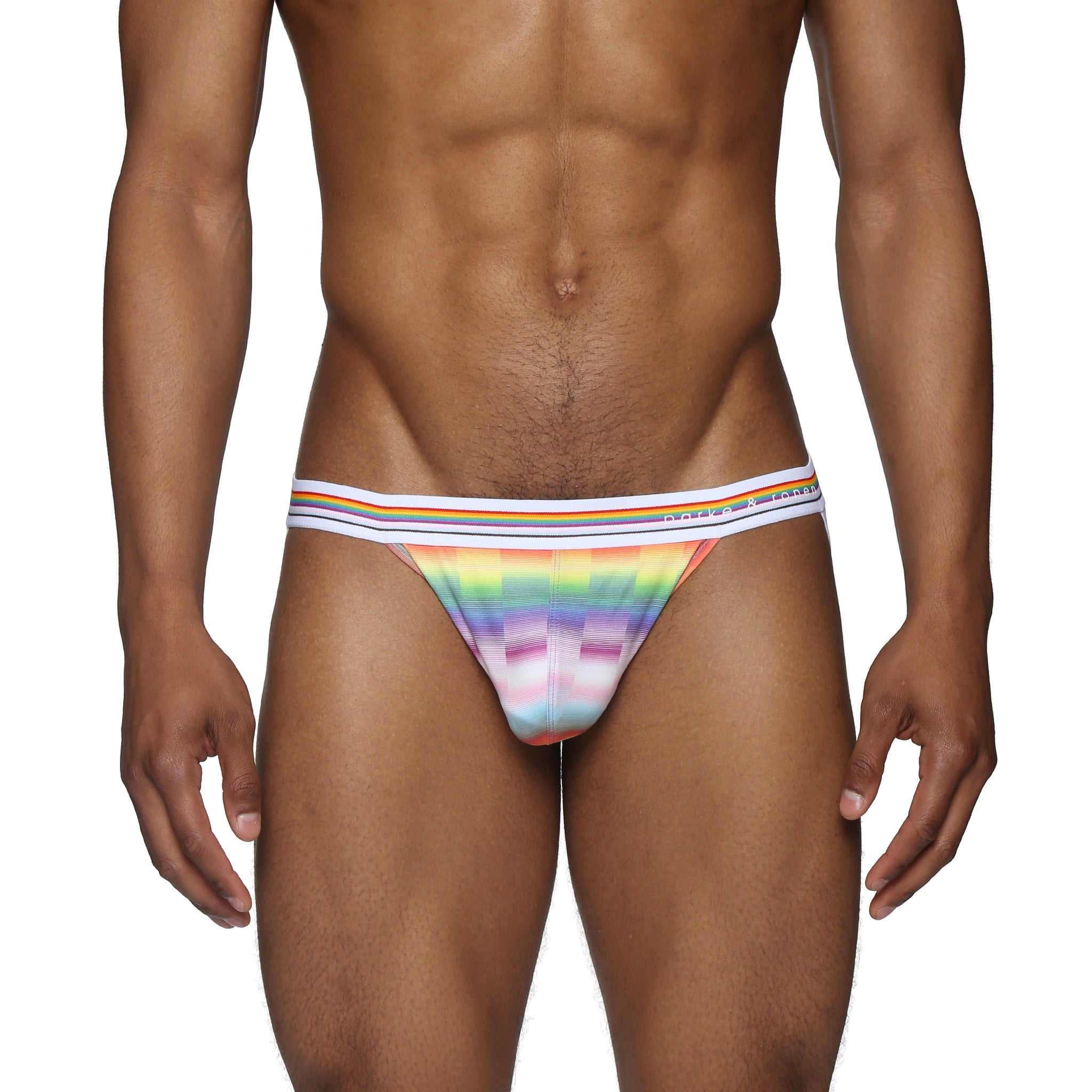 Paradise Pride Printed Jock Strap - Parke & Ronen