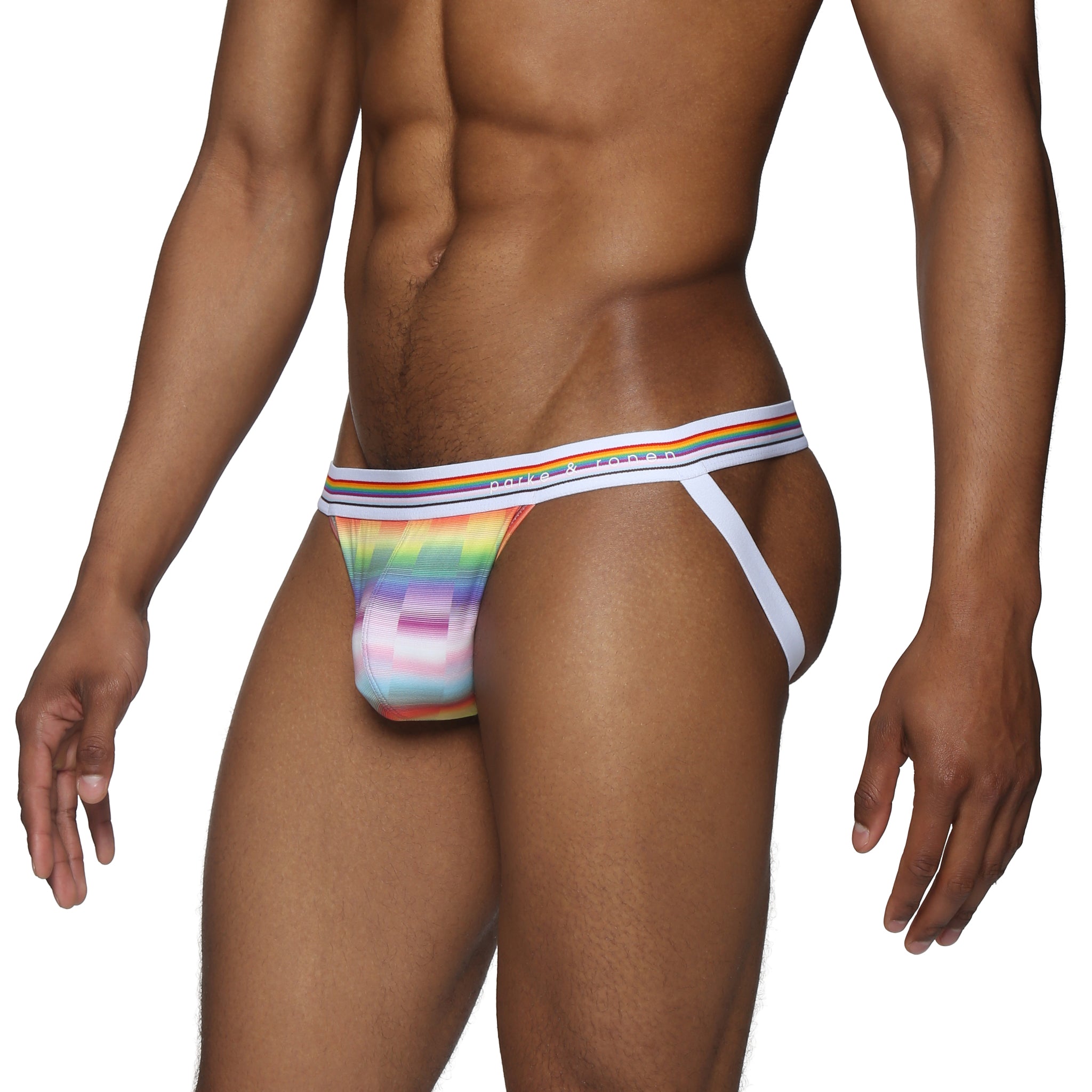 Paradise Pride Printed Jock Strap - Parke & Ronen