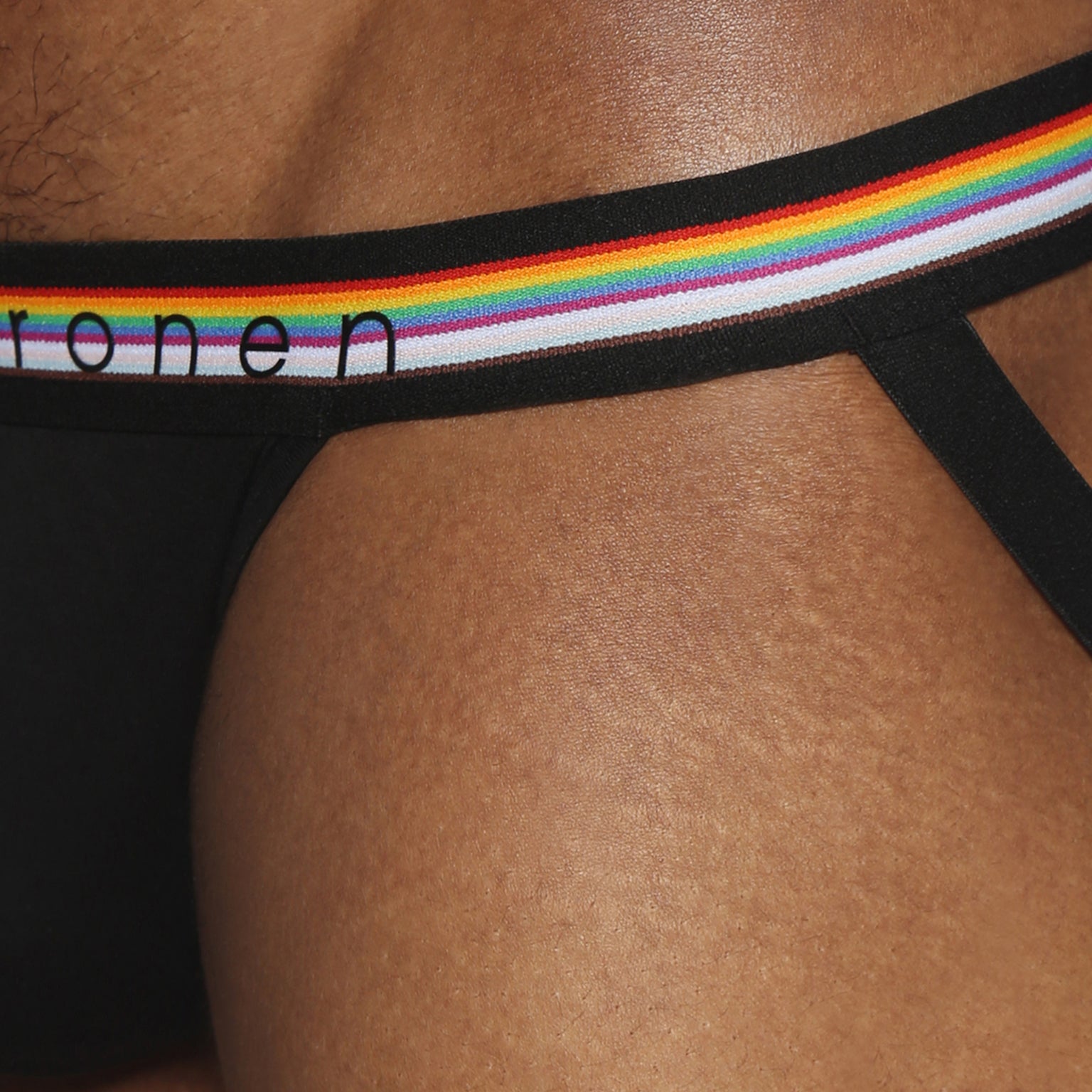 PRIDE EDITION- Eclipse Black Solid Jock Strap