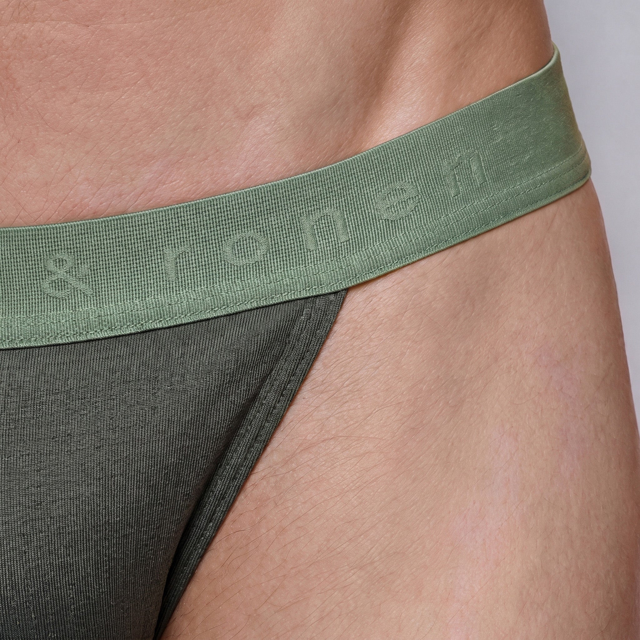 NEW- Moor Green Highlands Mesh Thong